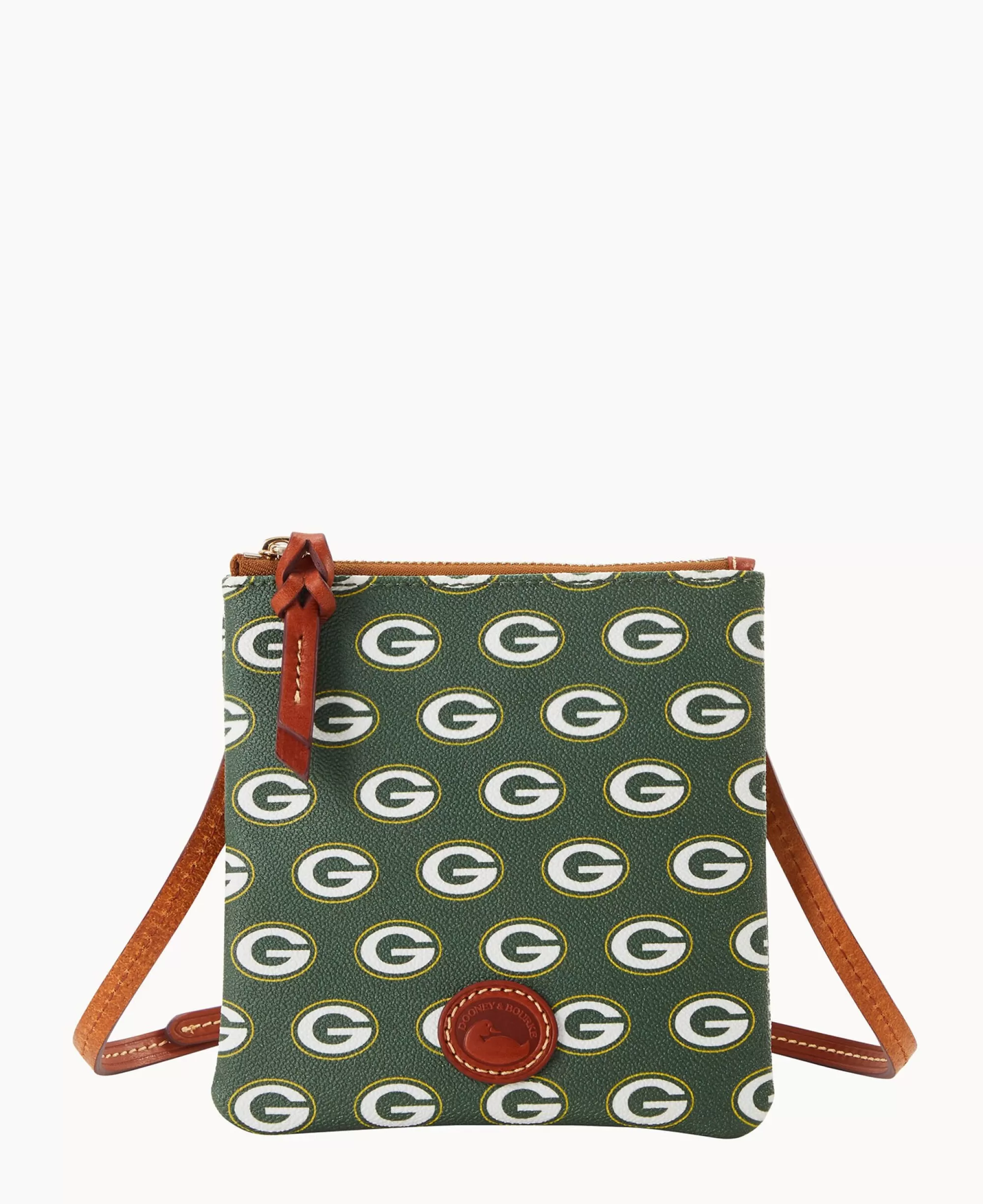 Dooney & Bourke Game Day Ready | Printed Fabric^NFL Small North South Top Zip Crossbody