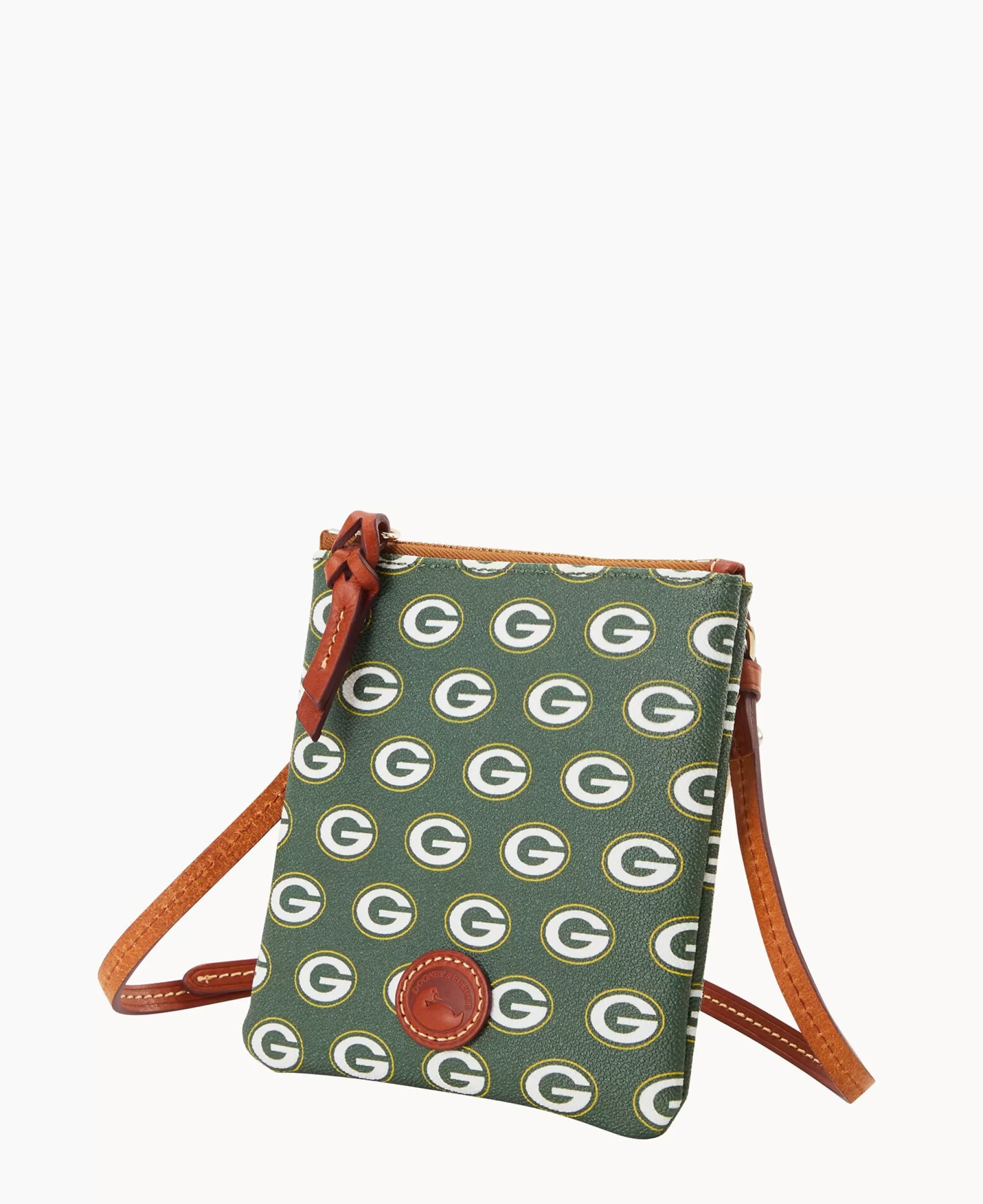 Dooney & Bourke Game Day Ready | Printed Fabric^NFL Small North South Top Zip Crossbody