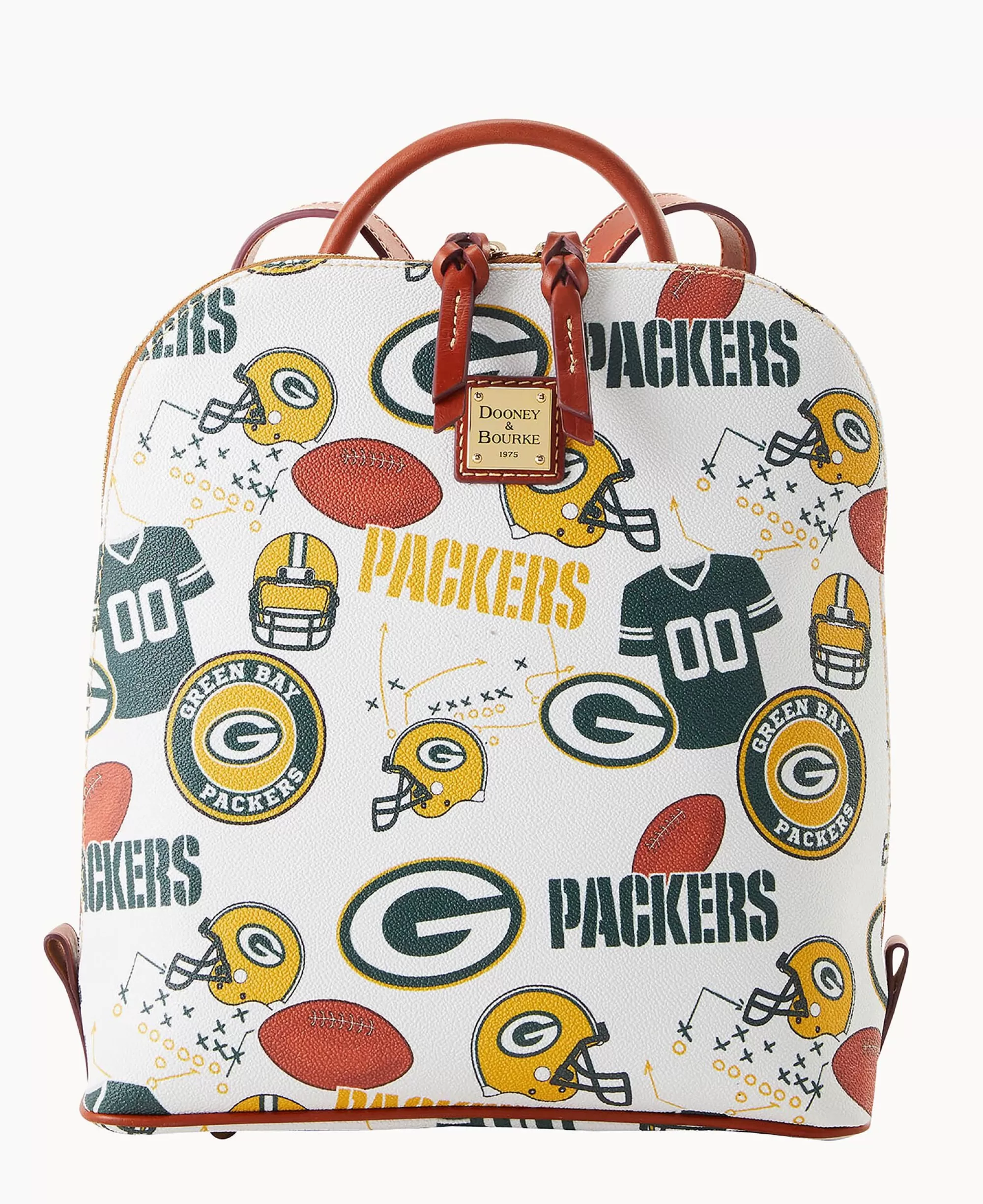 Dooney & Bourke Game Day Ready | Printed Fabric^NFL Zip Pod Backpack