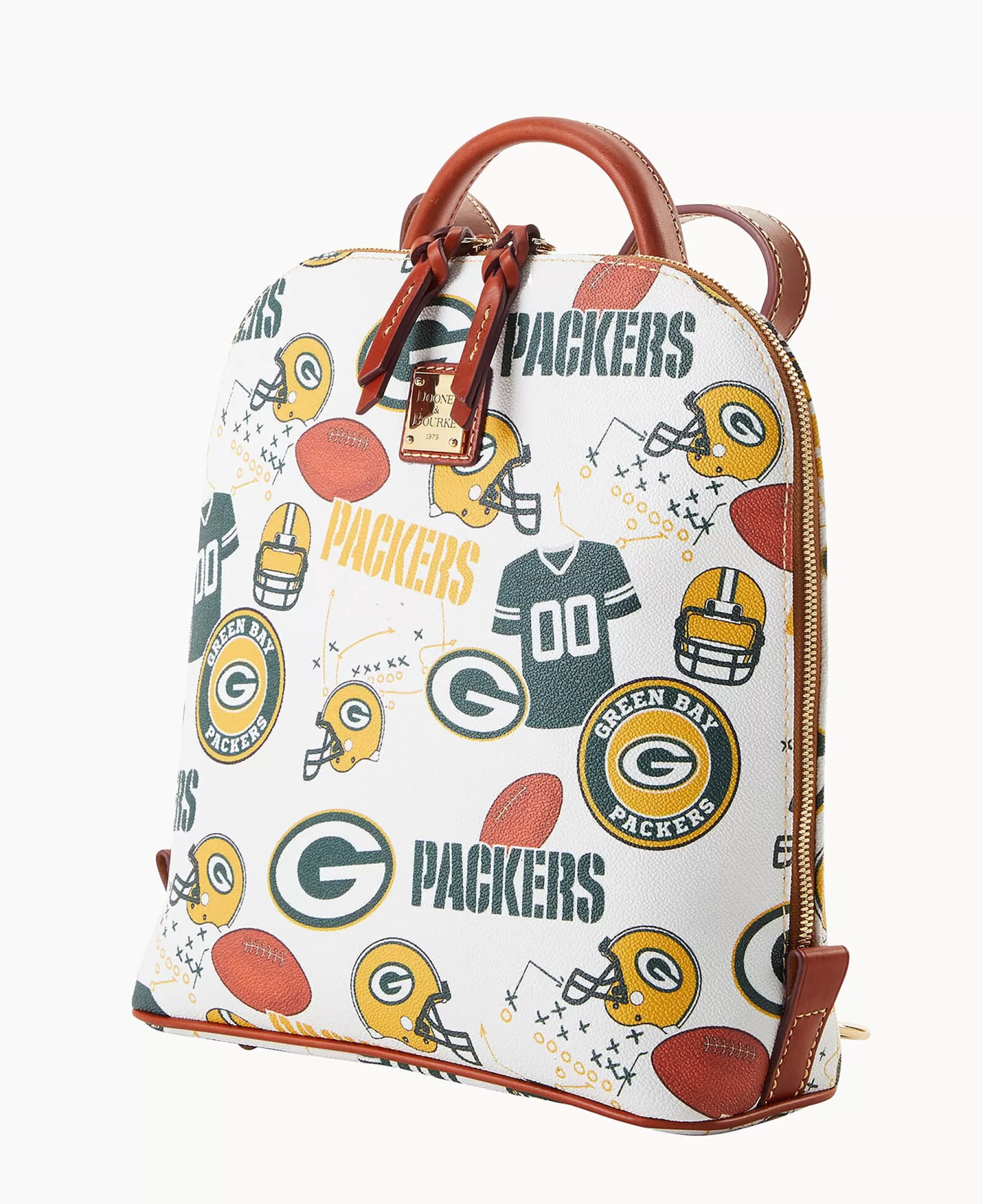 Dooney & Bourke Game Day Ready | Printed Fabric^NFL Zip Pod Backpack