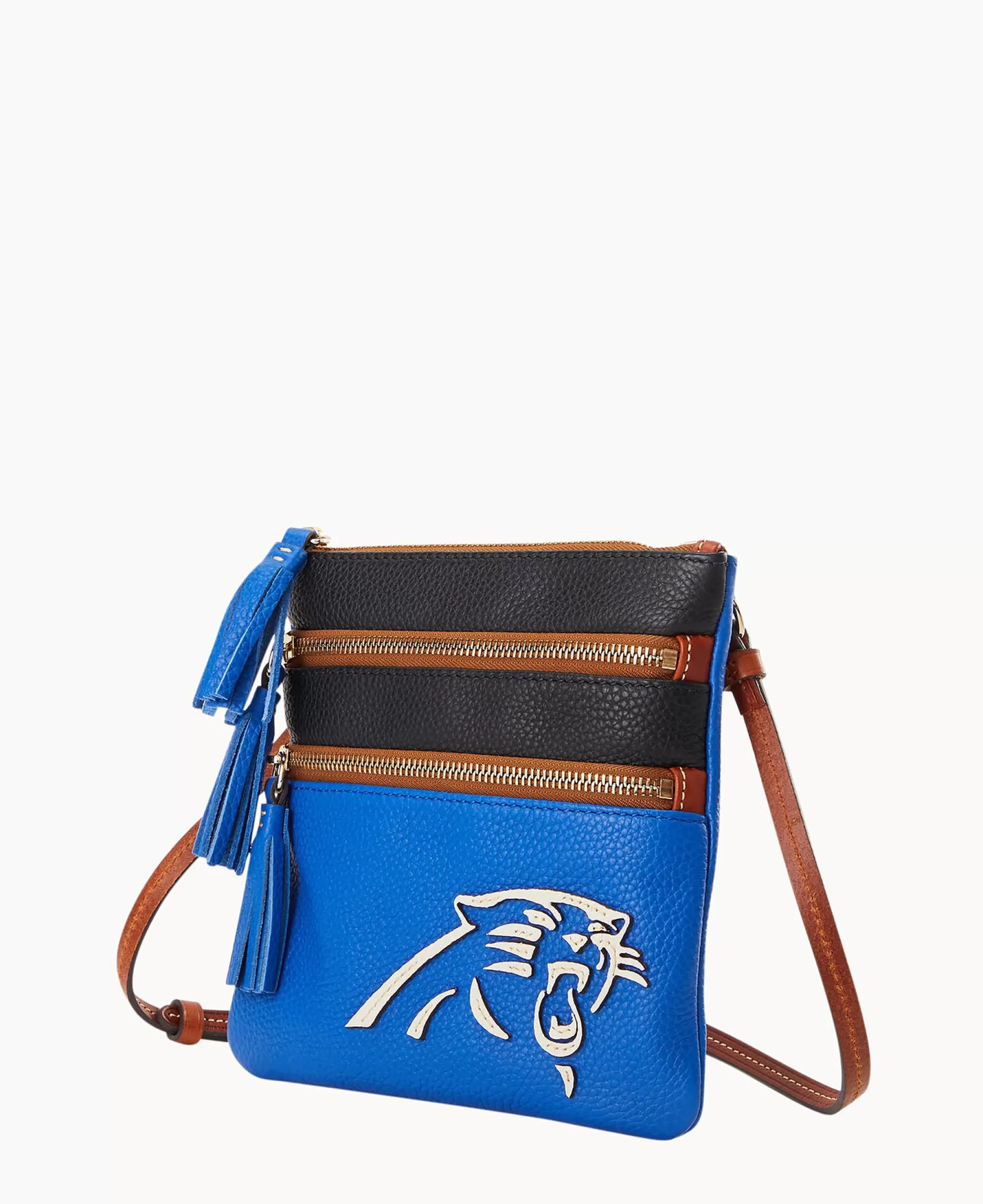 Dooney & Bourke Game Day Ready | Printed Fabric^NFL Triple Zip Crossbody