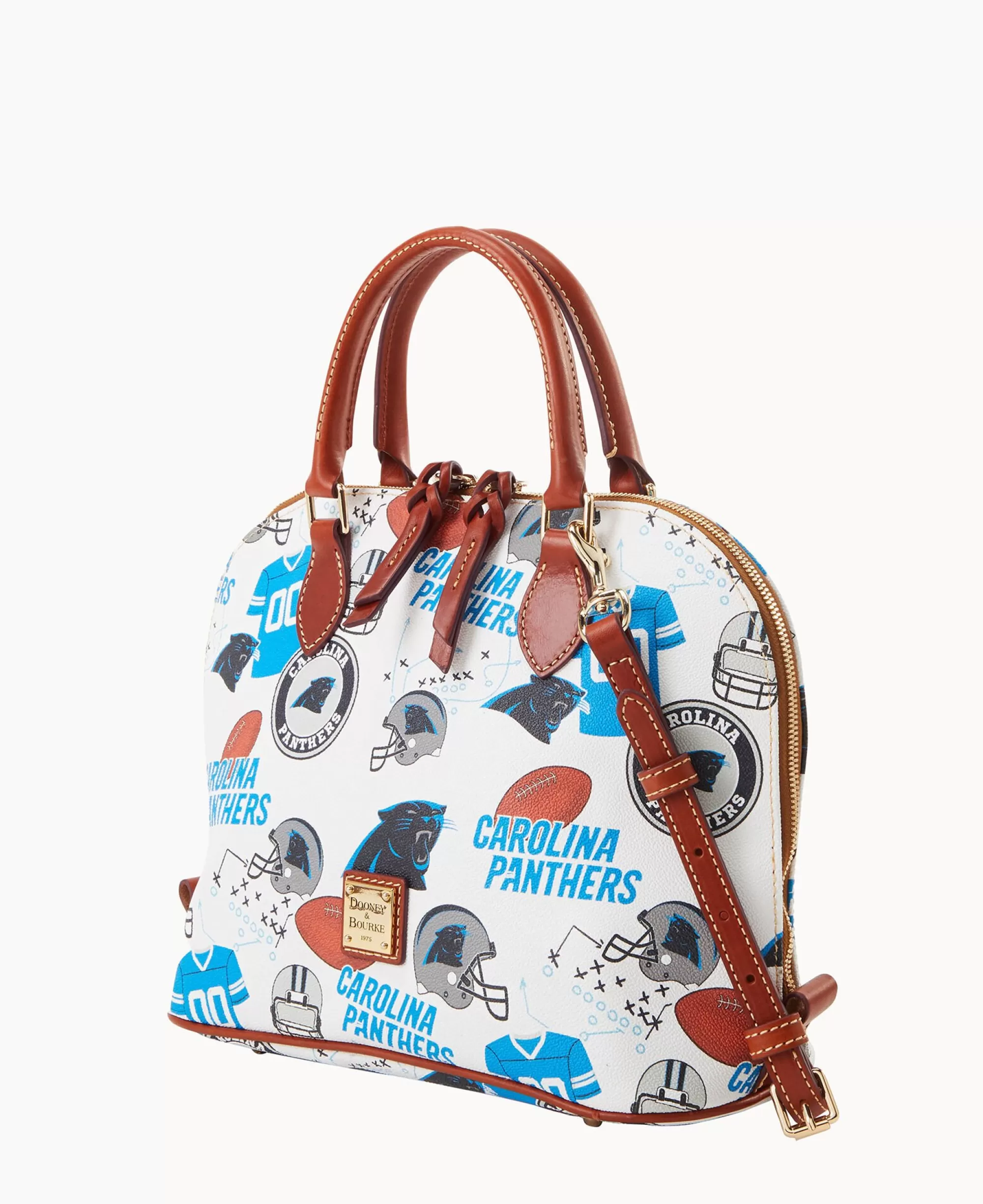 Dooney & Bourke Game Day Ready | Printed Fabric^NFL Zip Zip Satchel