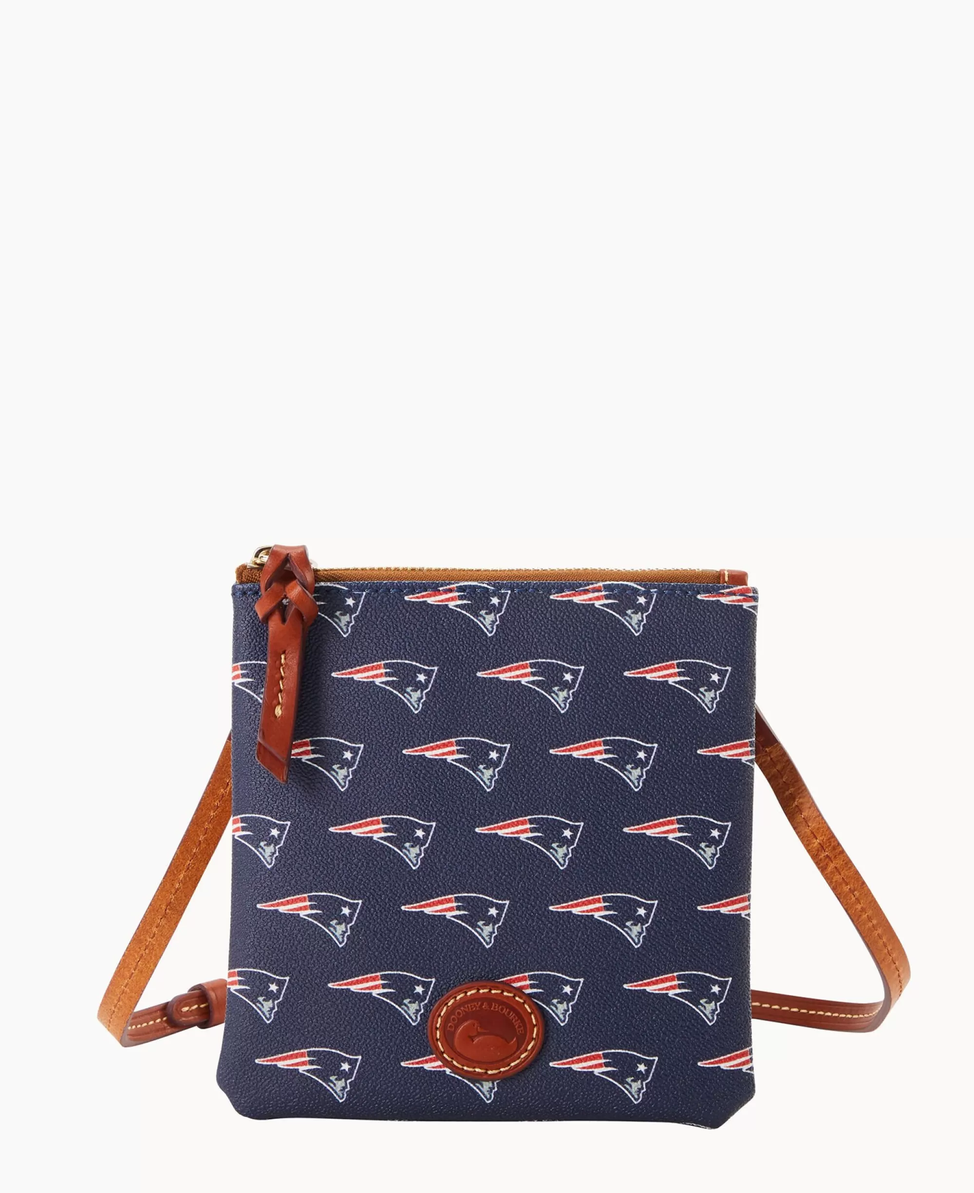 Dooney & Bourke Game Day Ready | Printed Fabric^NFL Small North South Top Zip Crossbody