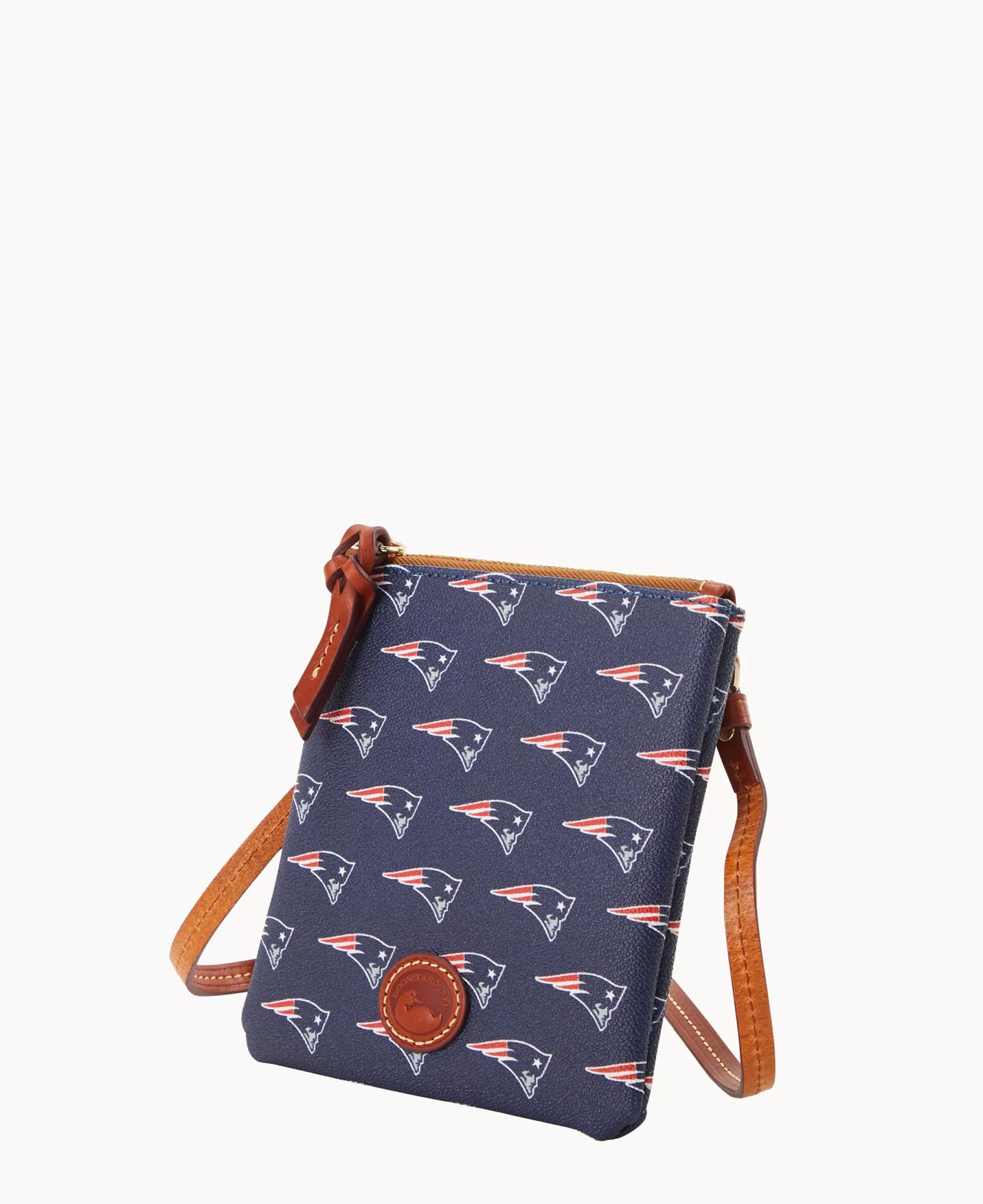 Dooney & Bourke Game Day Ready | Printed Fabric^NFL Small North South Top Zip Crossbody