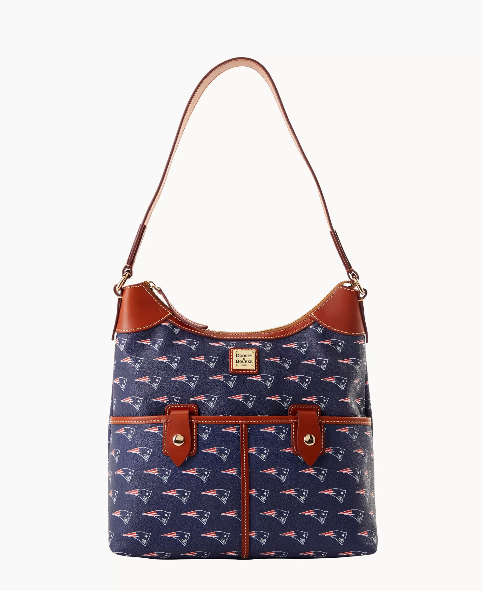 Dooney & Bourke Game Day Ready | Printed Fabric^NFL Zip Hobo