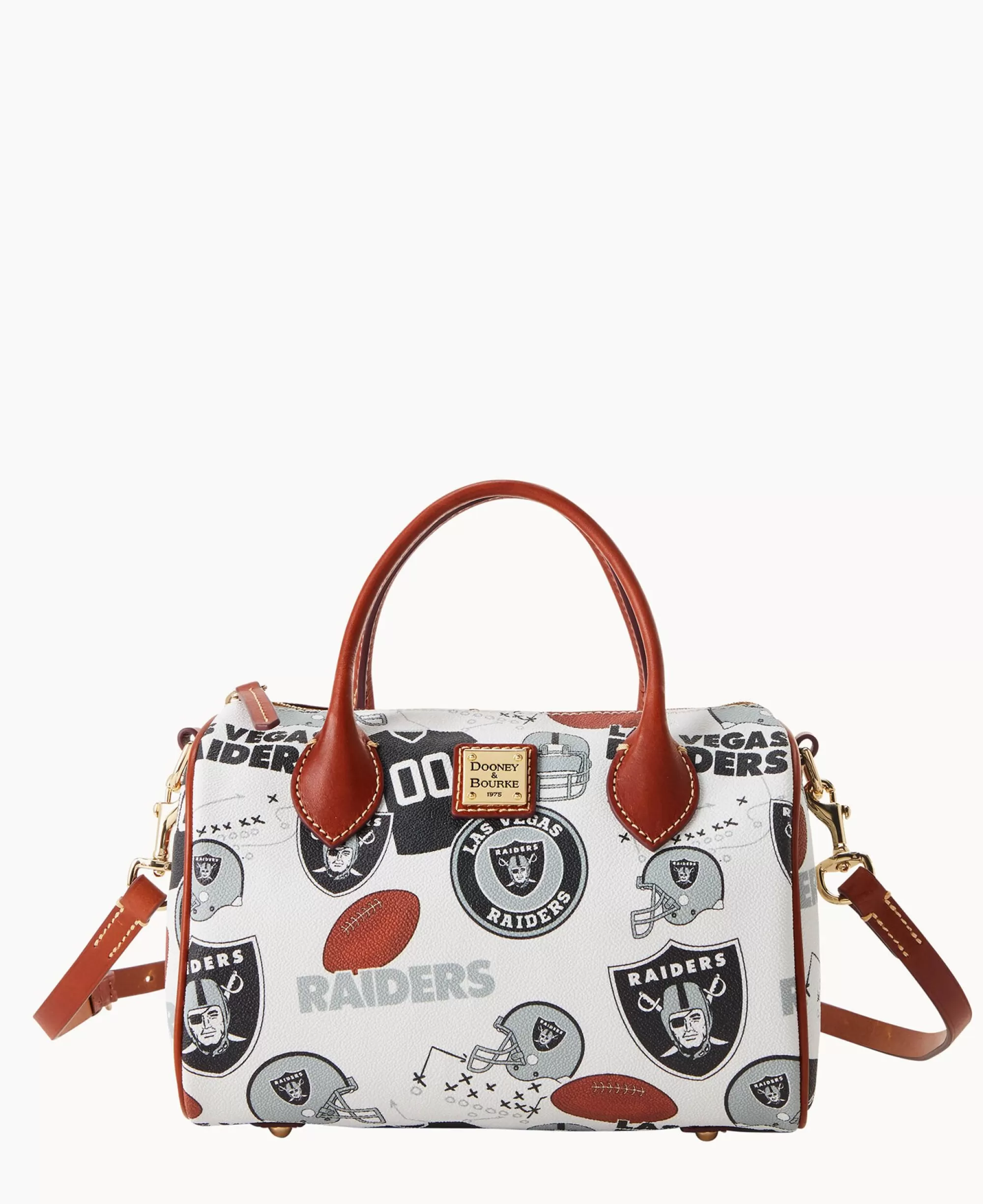 Dooney & Bourke Game Day Ready | Printed Fabric^NFL Barrel Satchel