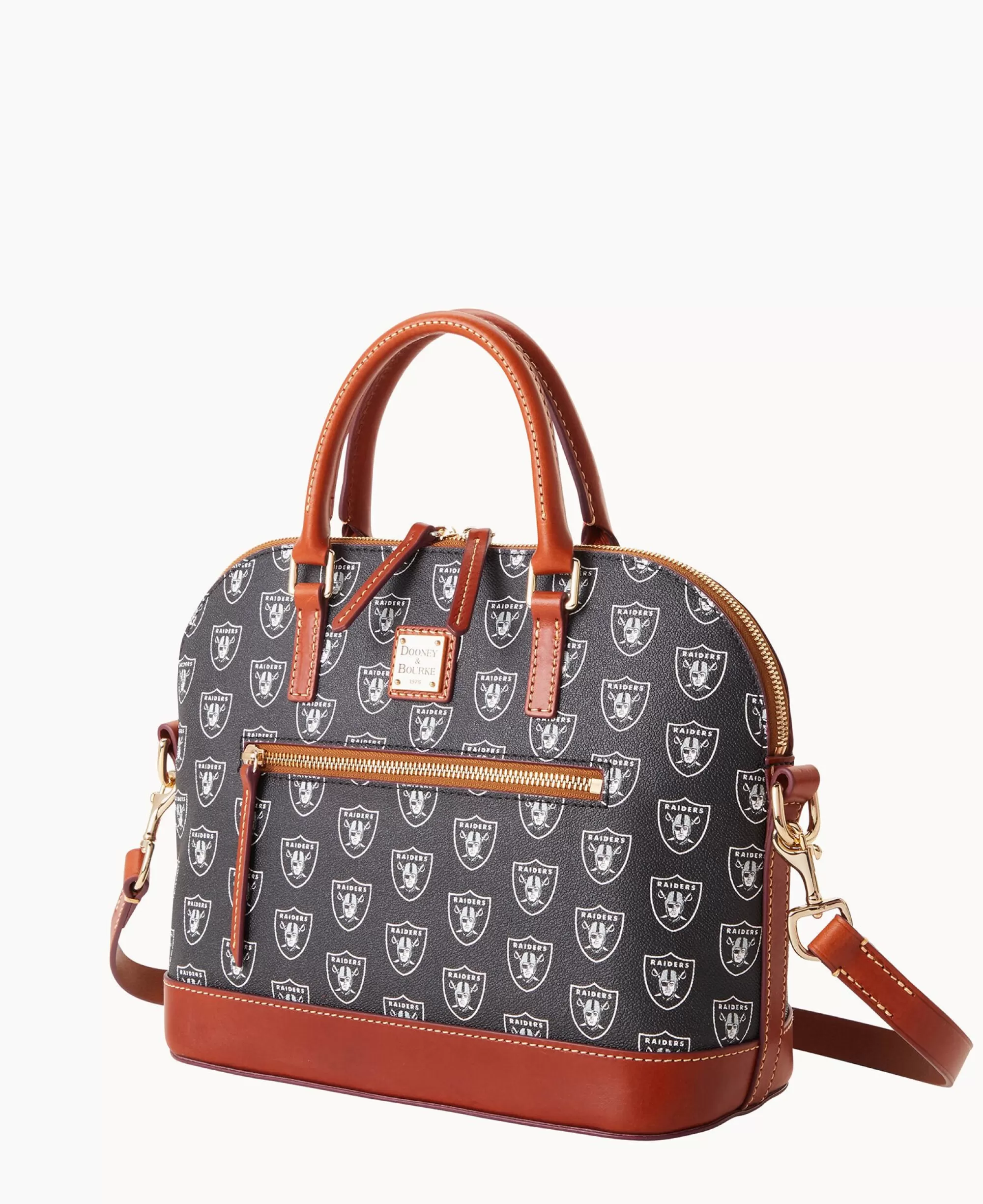 Dooney & Bourke Game Day Ready | Printed Fabric^NFL Domed Zip Satchel