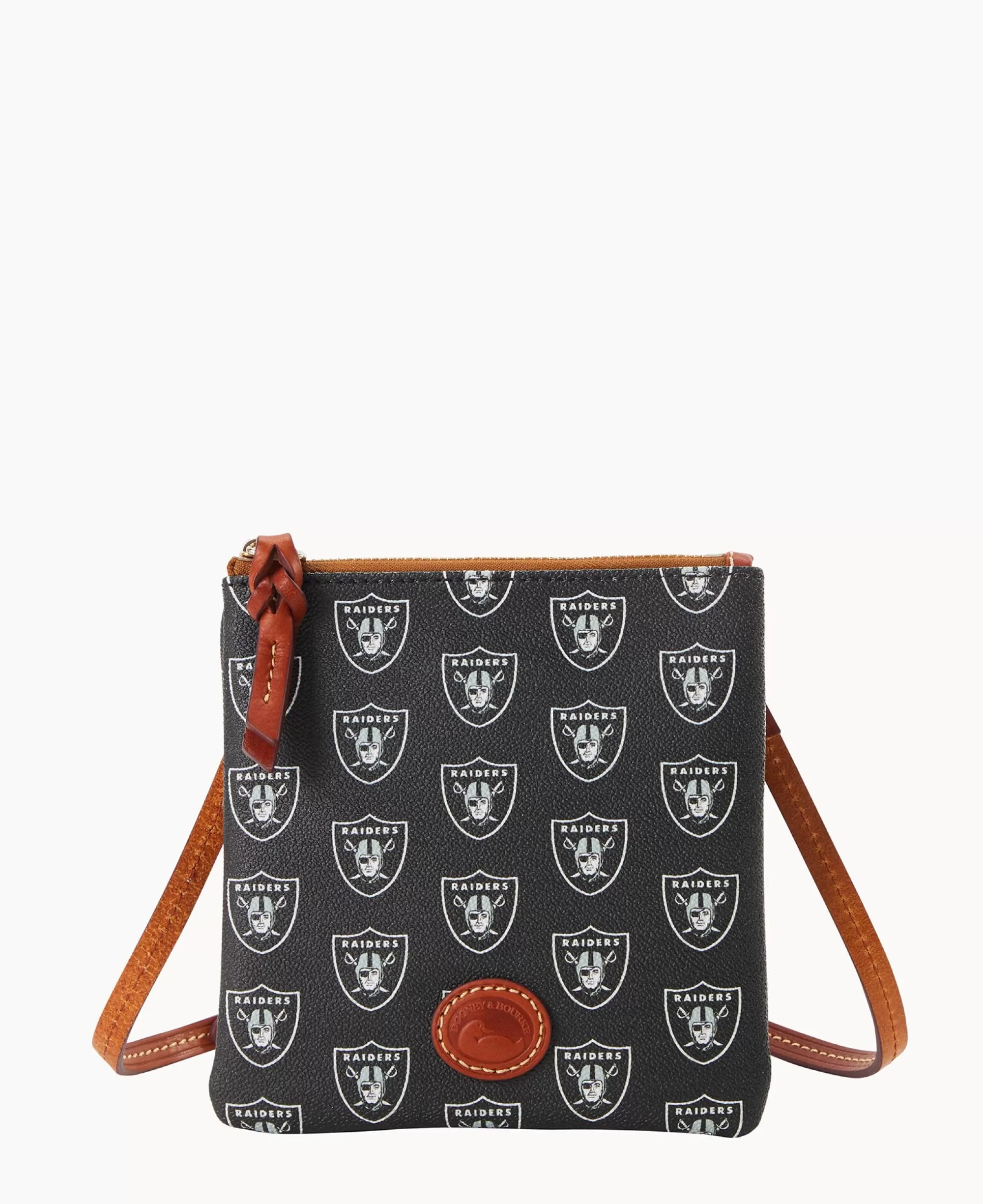 Dooney & Bourke Game Day Ready | Printed Fabric^NFL Small North South Top Zip Crossbody