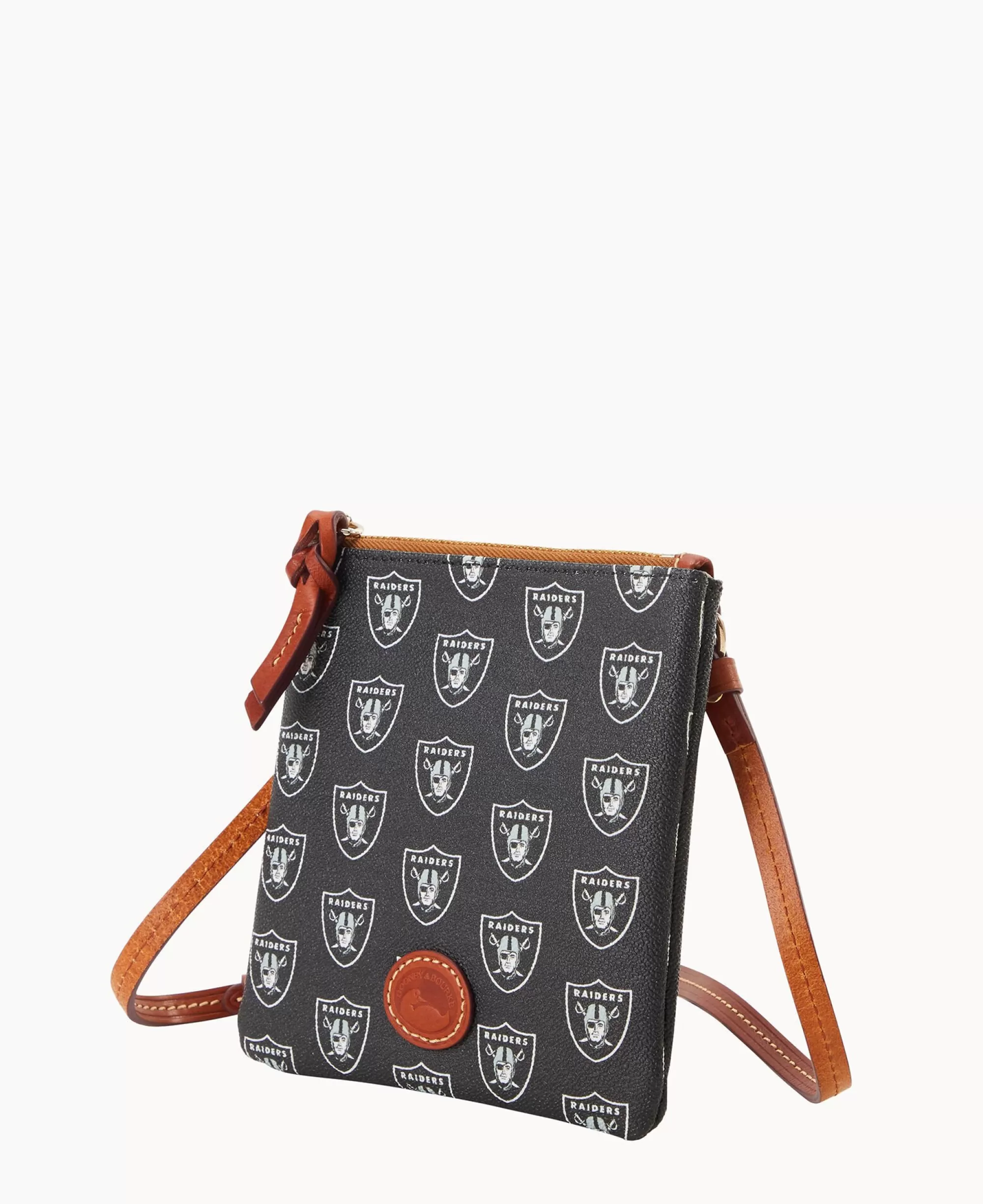 Dooney & Bourke Game Day Ready | Printed Fabric^NFL Small North South Top Zip Crossbody