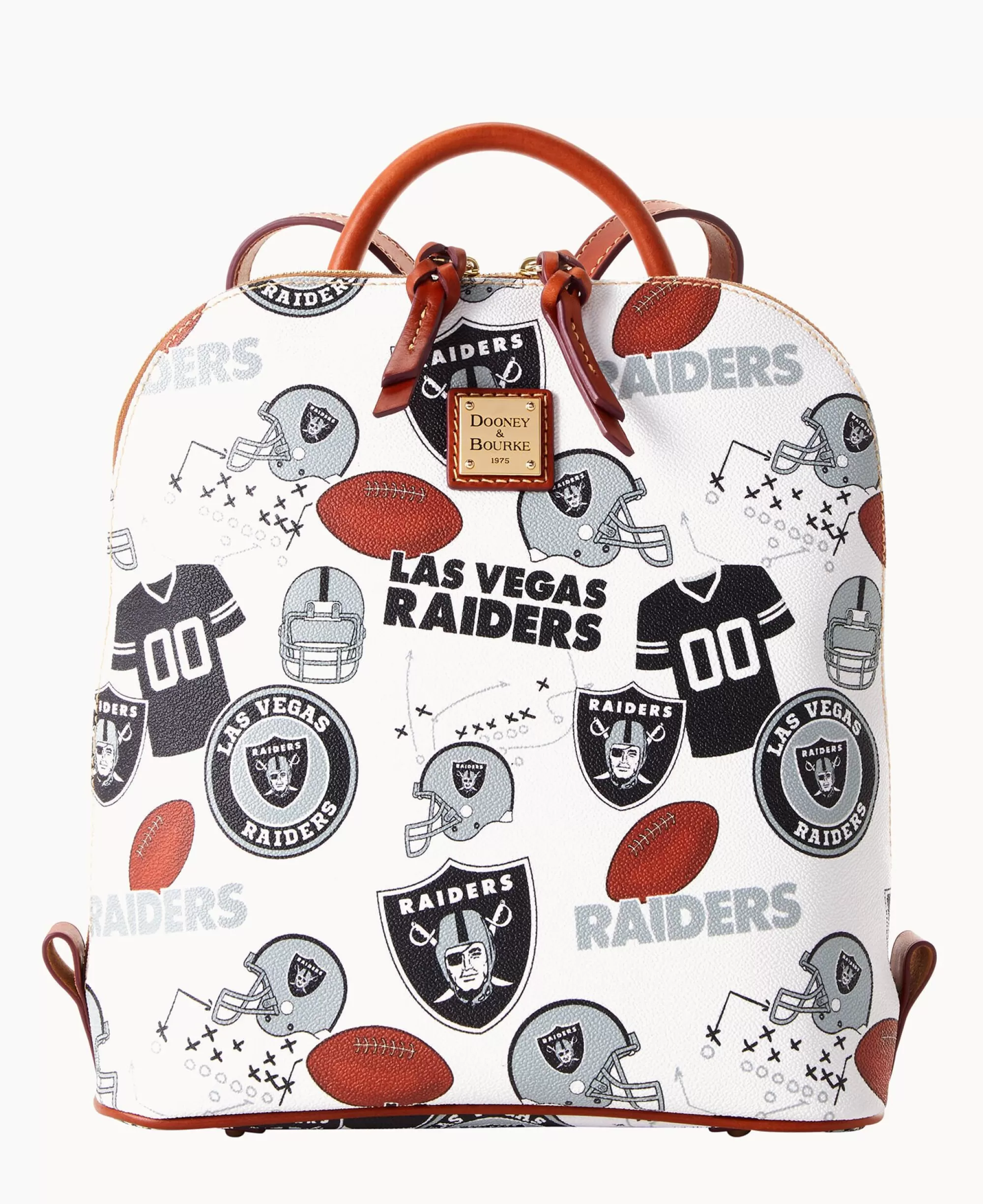 Dooney & Bourke Game Day Ready | Printed Fabric^NFL Zip Pod Backpack