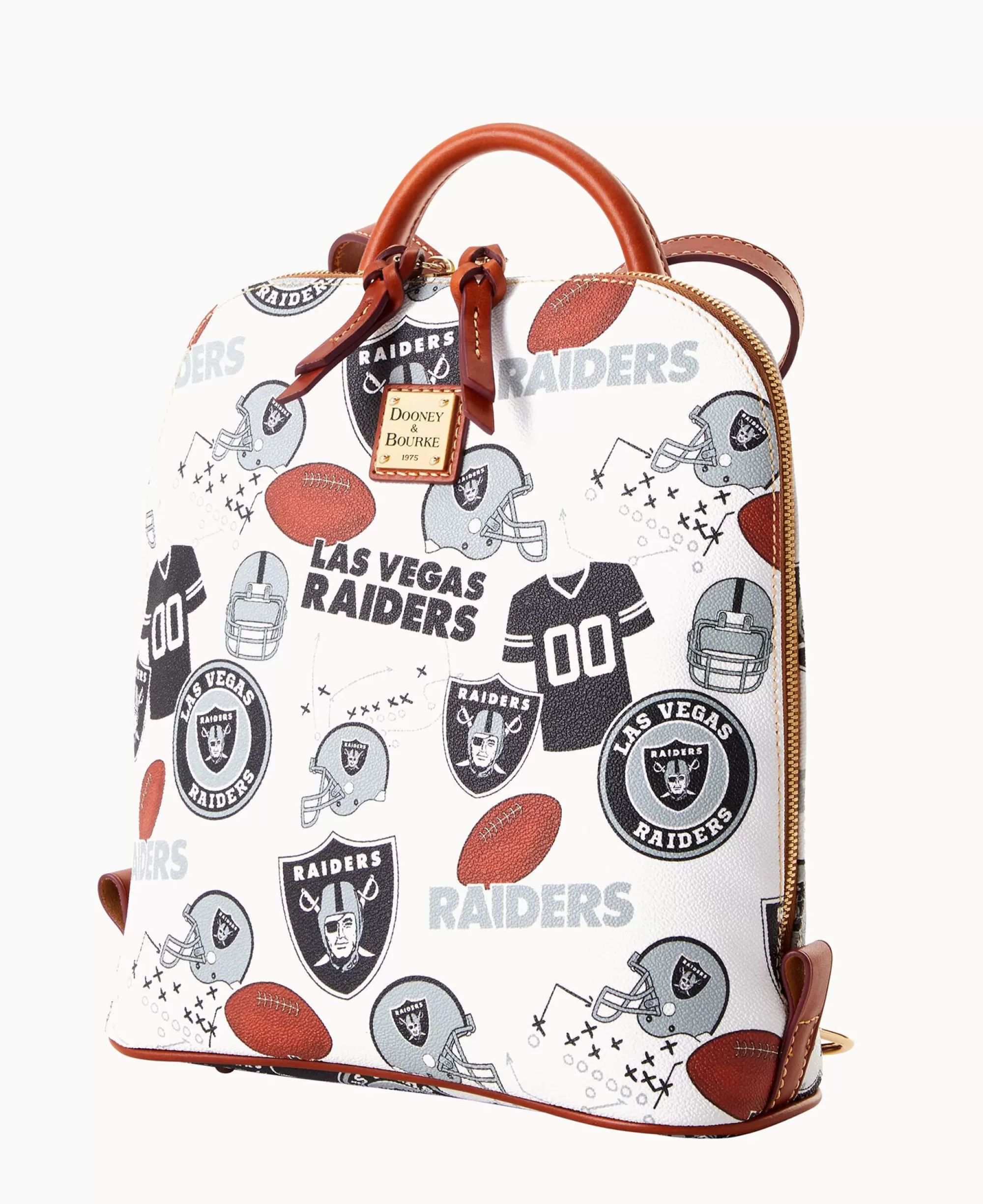 Dooney & Bourke Game Day Ready | Printed Fabric^NFL Zip Pod Backpack