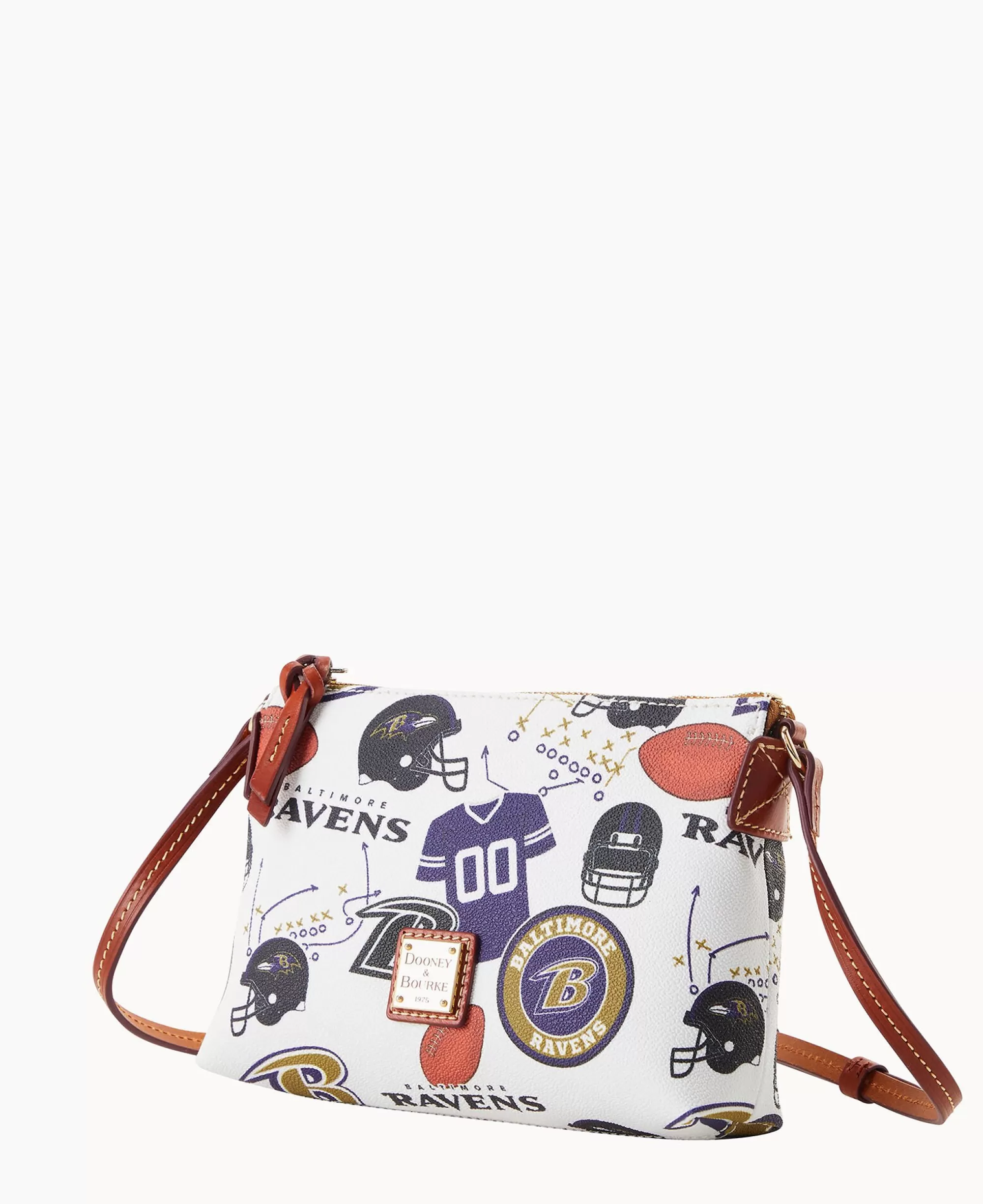 Dooney & Bourke Game Day Ready | Printed Fabric^NFL Crossbody Pouchette