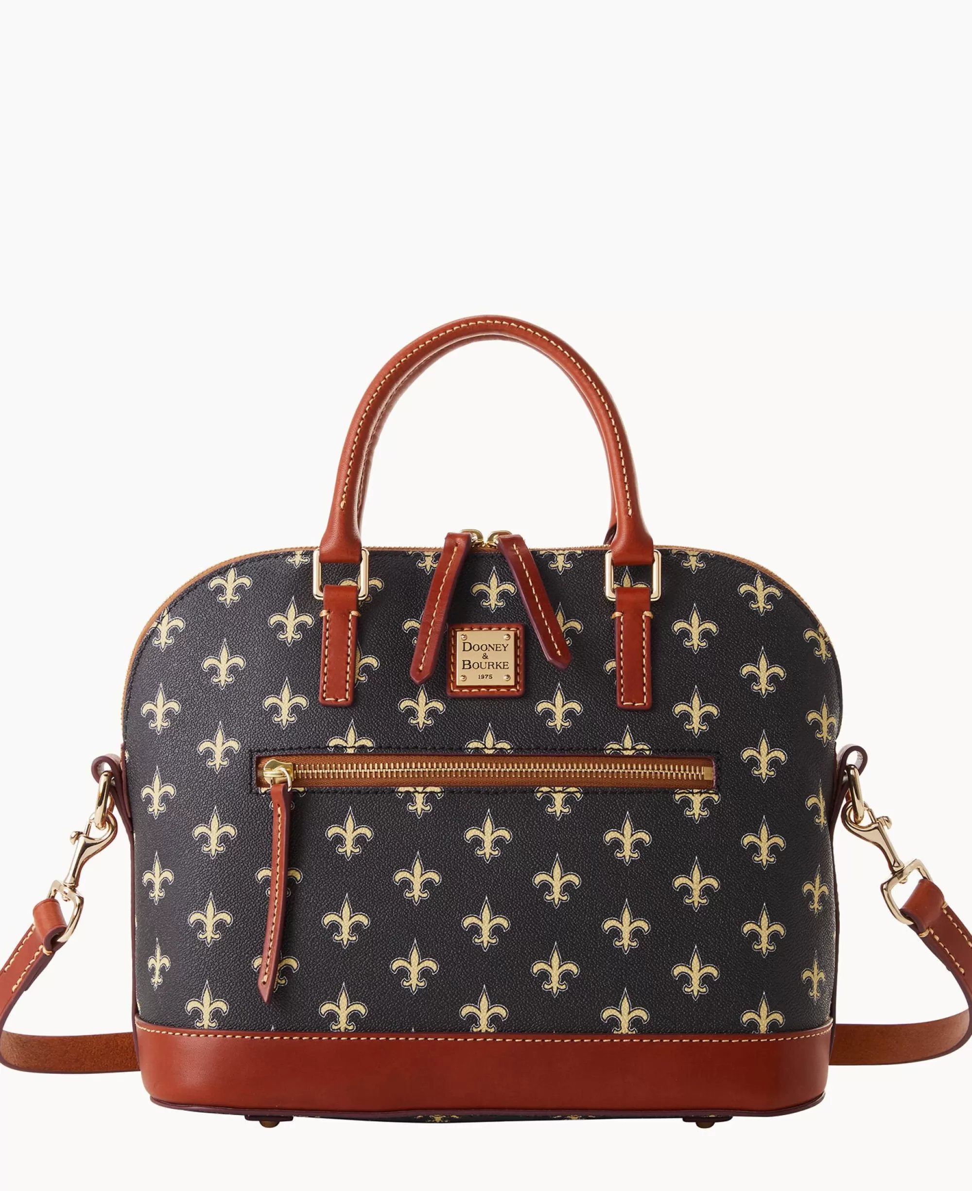 Dooney & Bourke Game Day Ready | Printed Fabric^NFL Domed Zip Satchel