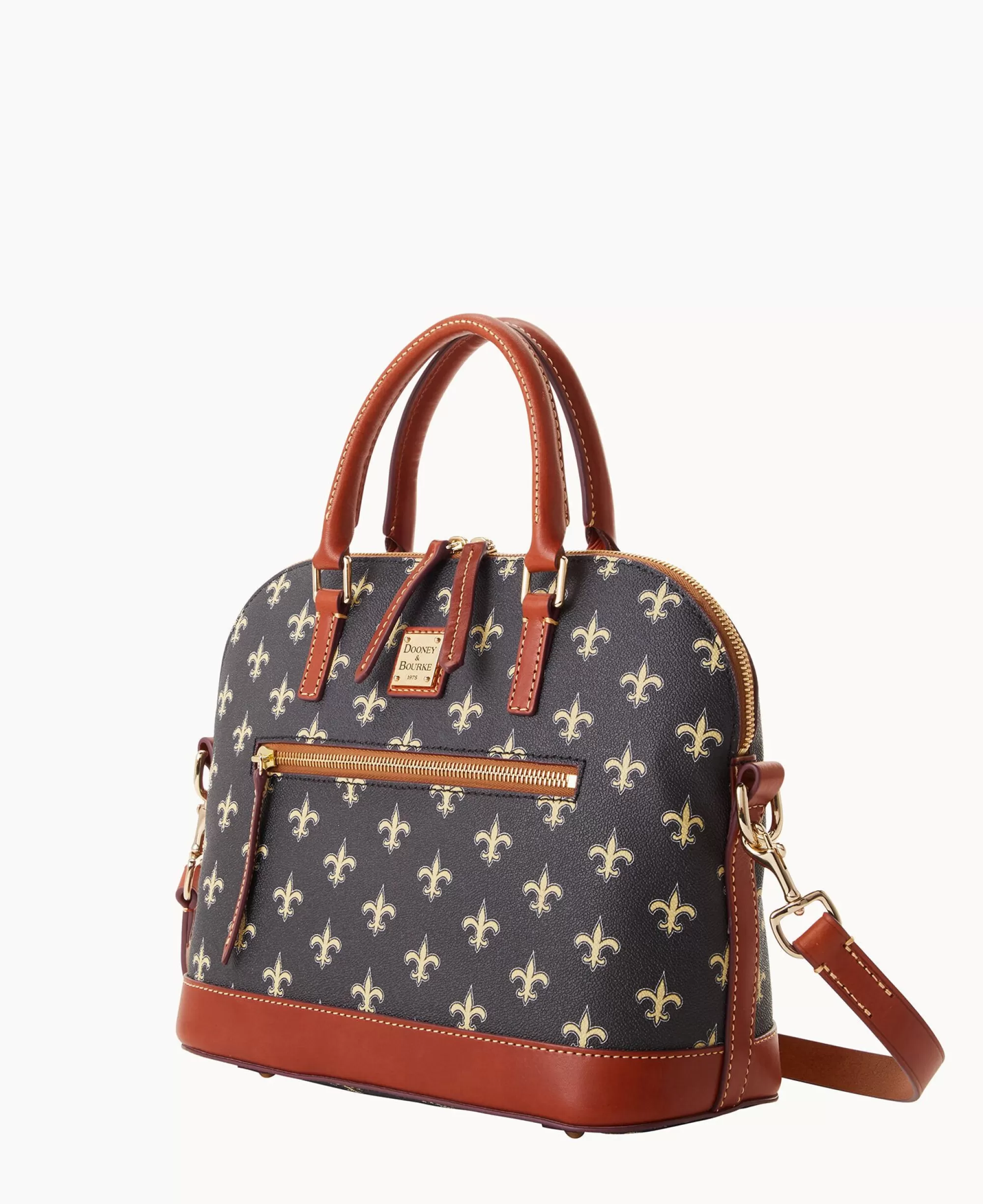 Dooney & Bourke Game Day Ready | Printed Fabric^NFL Domed Zip Satchel