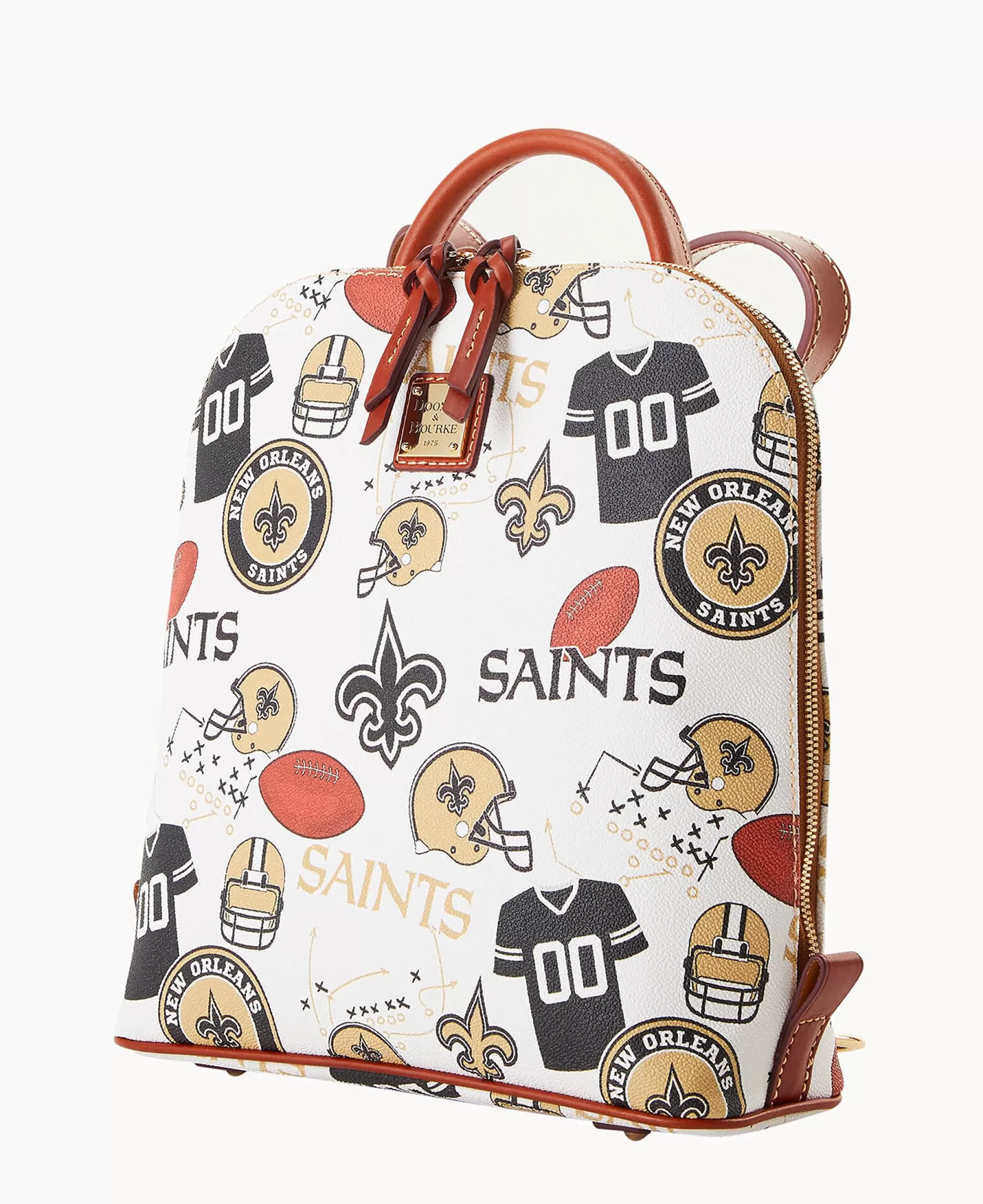 Dooney & Bourke Game Day Ready | Printed Fabric^NFL Zip Pod Backpack