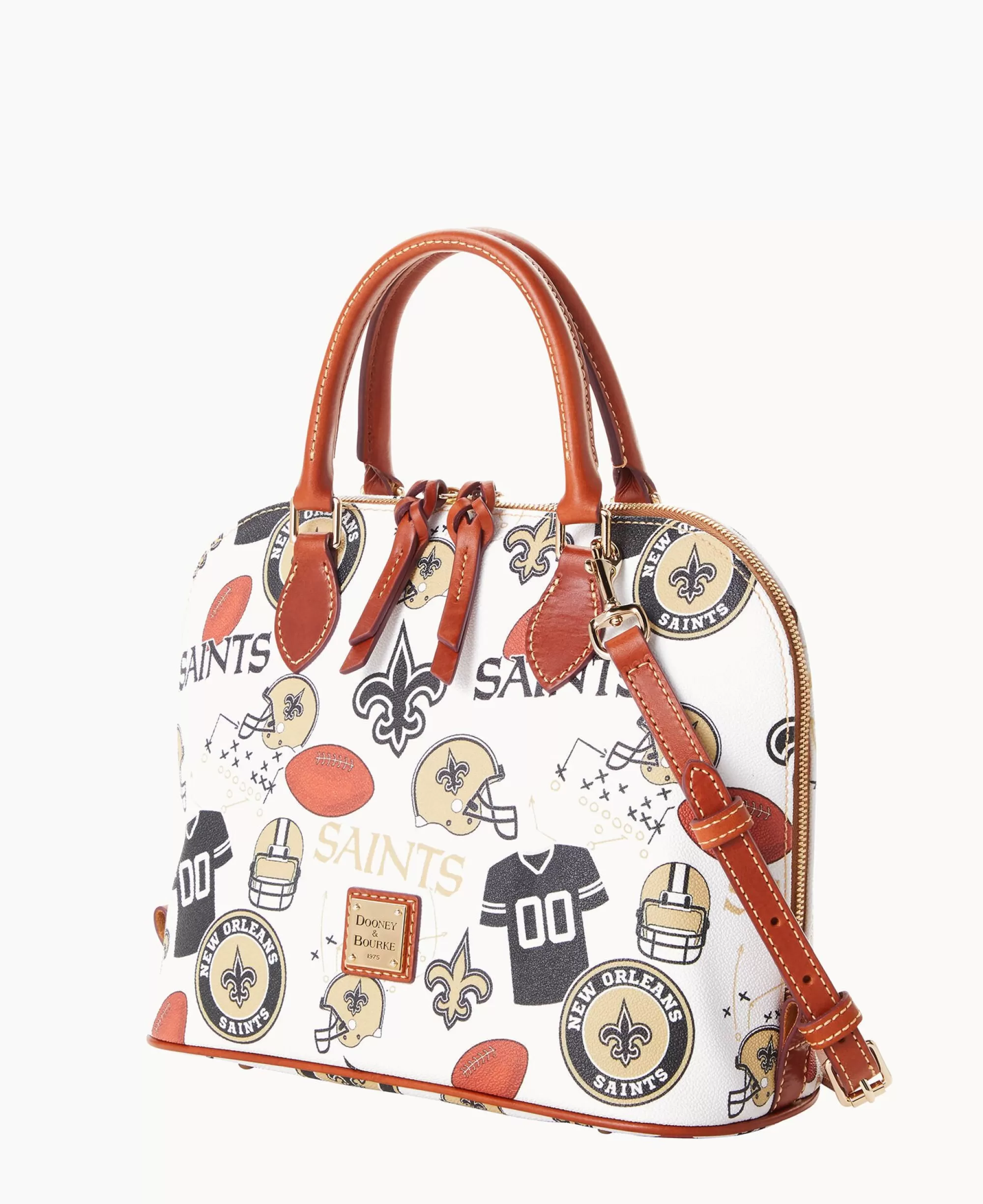 Dooney & Bourke Game Day Ready | Printed Fabric^NFL Zip Zip Satchel