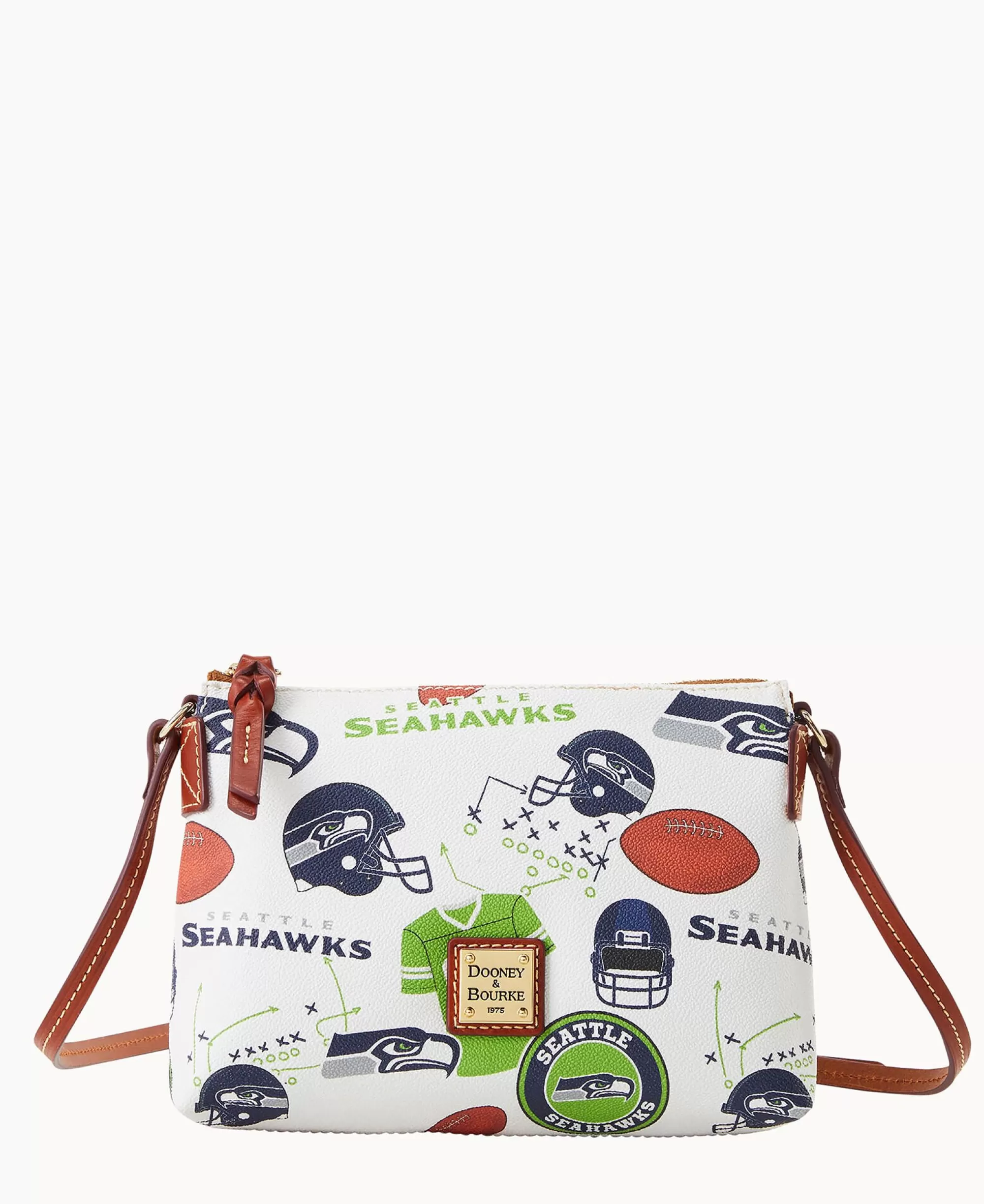 Dooney & Bourke Game Day Ready | Printed Fabric^NFL Crossbody Pouchette