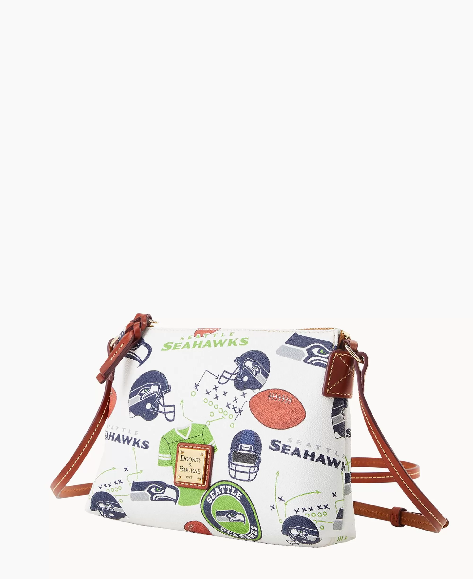 Dooney & Bourke Game Day Ready | Printed Fabric^NFL Crossbody Pouchette