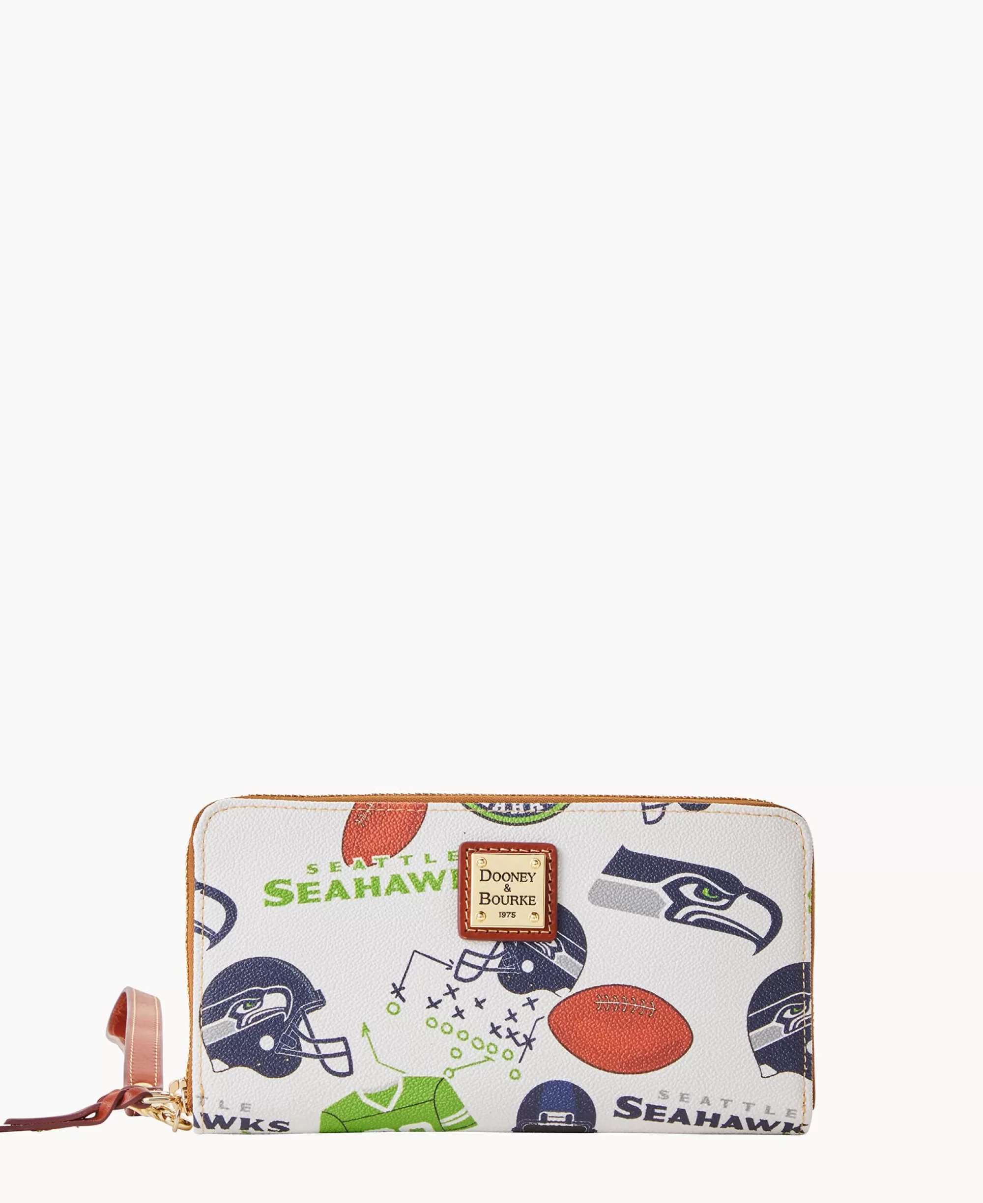 Dooney & Bourke Grab and Go | Wristlets^NFL Large Zip Around Wristlet