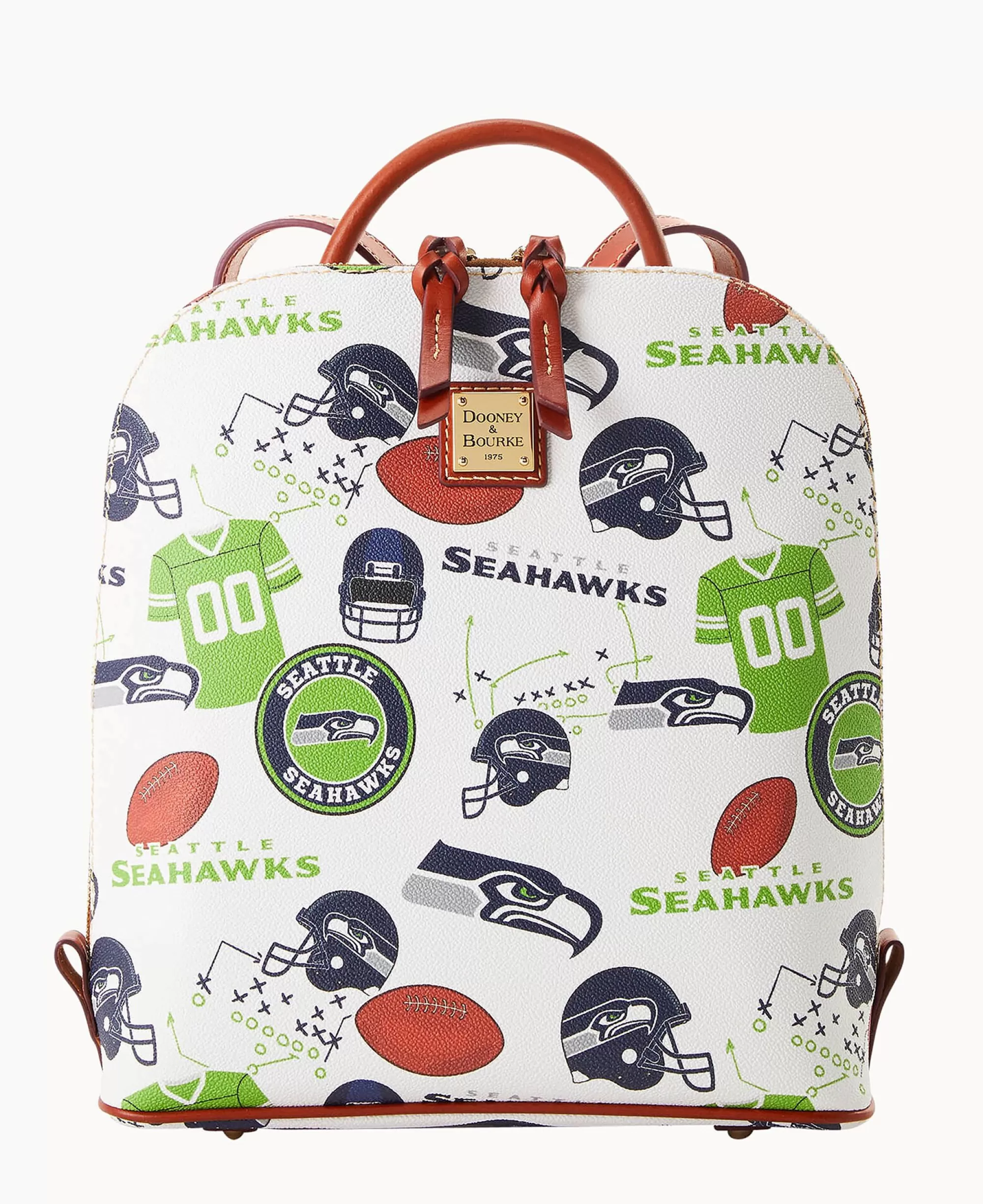 Dooney & Bourke Game Day Ready | Printed Fabric^NFL Zip Pod Backpack