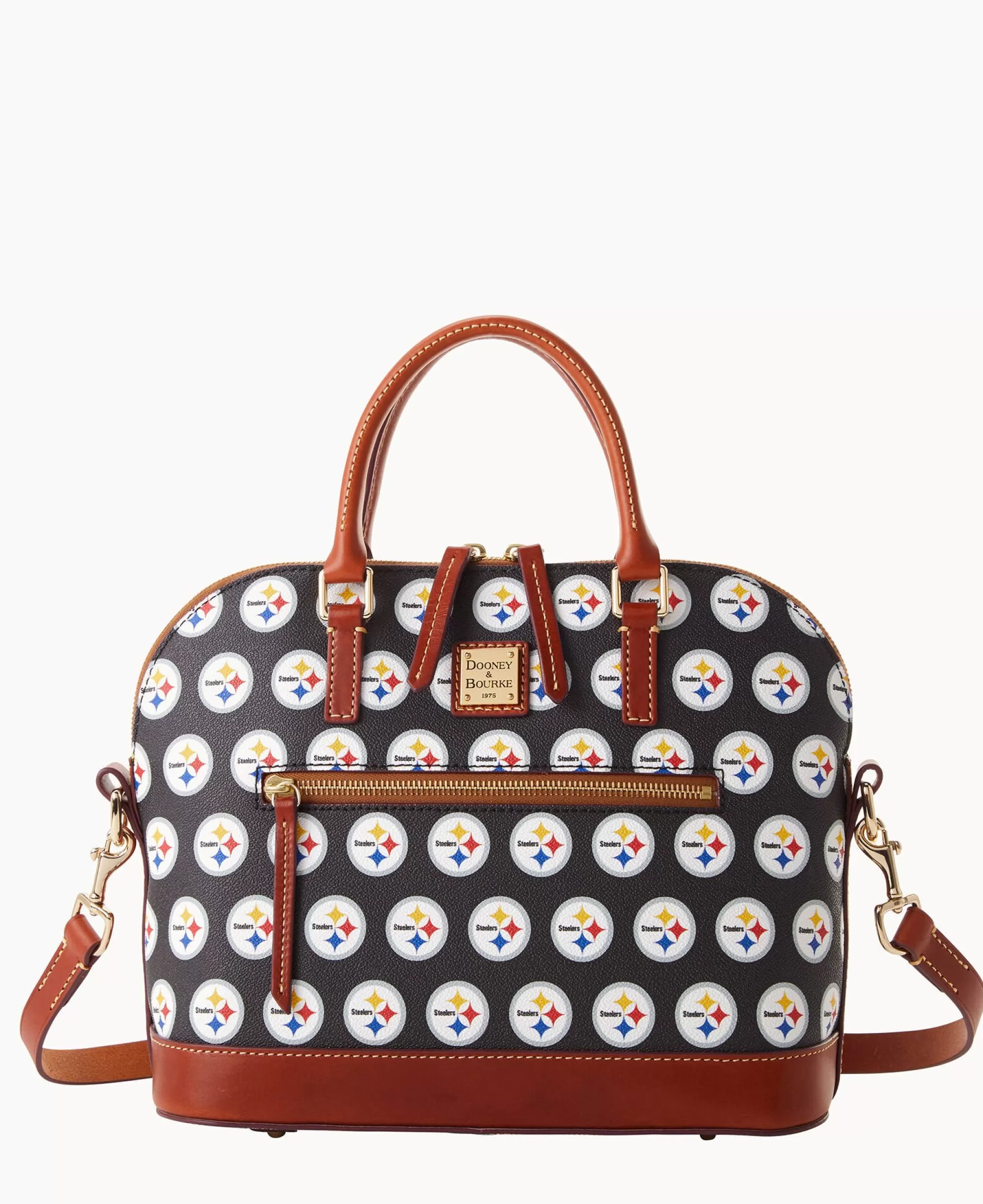 Dooney & Bourke Game Day Ready | Printed Fabric^NFL Domed Zip Satchel