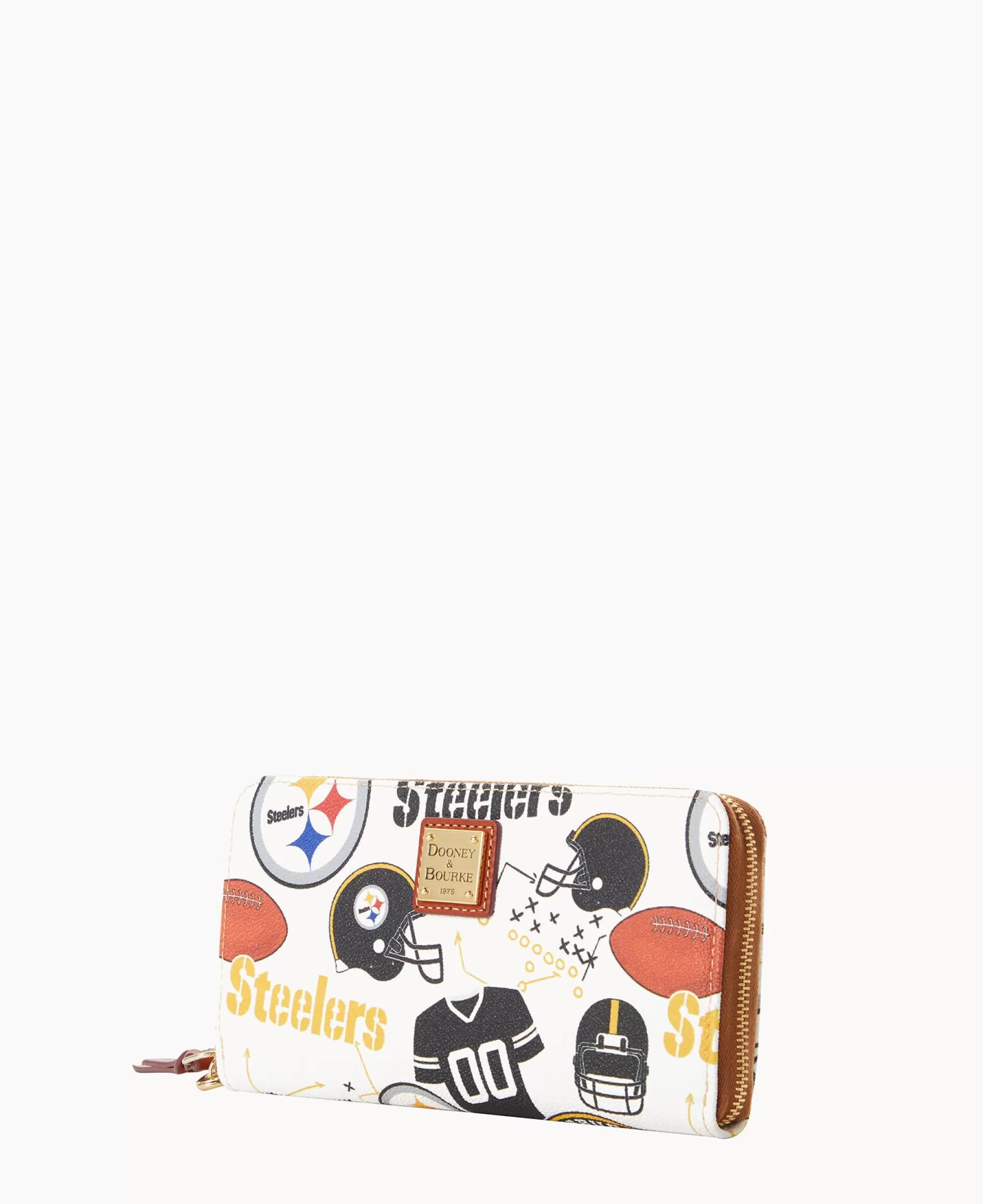 Dooney & Bourke Grab and Go | Wristlets^NFL Large Zip Around Wristlet