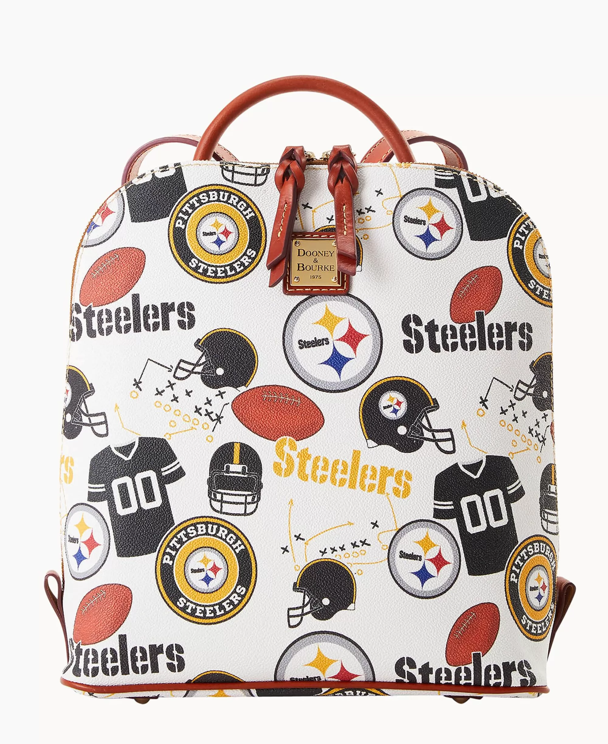 Dooney & Bourke Game Day Ready | Printed Fabric^NFL Zip Pod Backpack