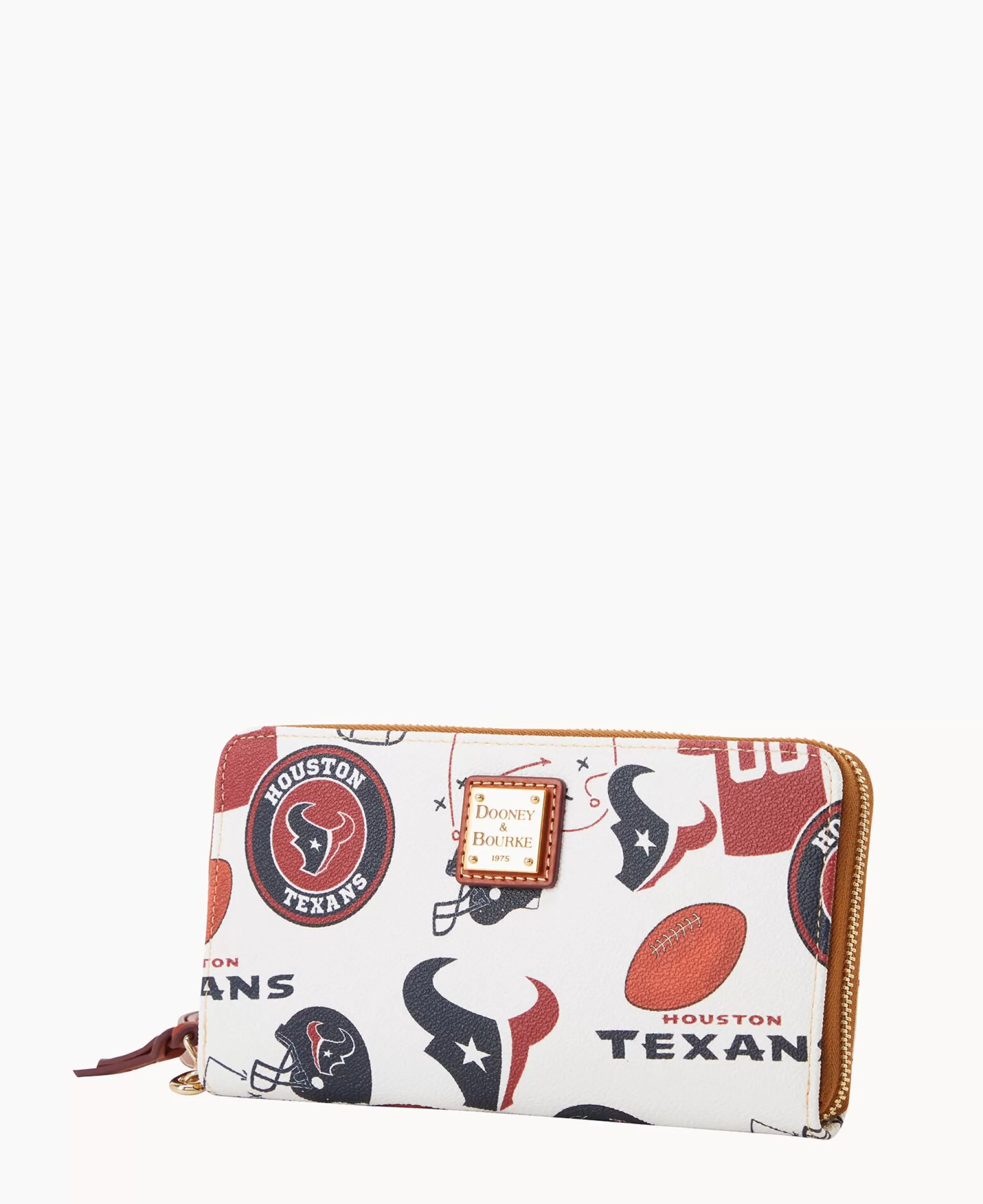 Dooney & Bourke Grab and Go | Wristlets^NFL Large Zip Around Wristlet