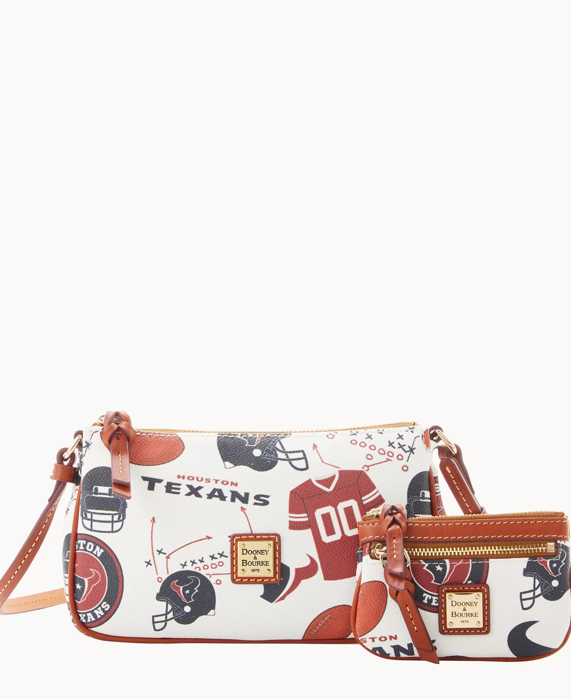 Dooney & Bourke Game Day Ready | Printed Fabric^NFL Lexi Crossbody Sm Coin Case