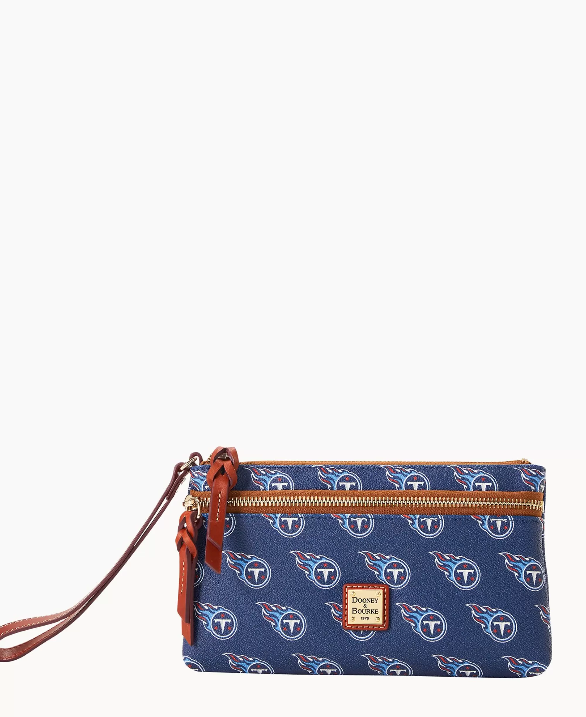 Dooney & Bourke Grab and Go | Wristlets^NFL Titans Double Zip Wristlet