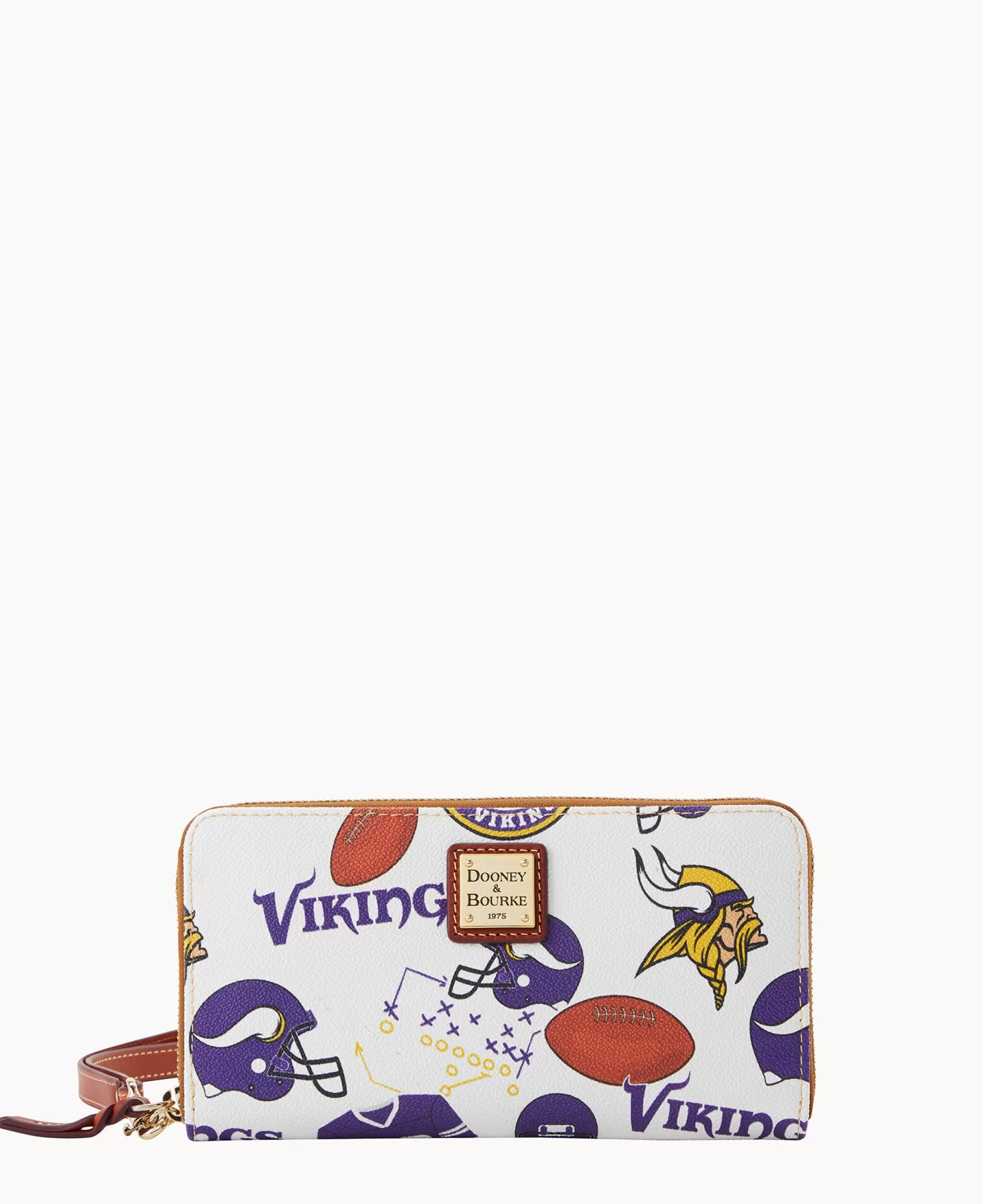 Dooney & Bourke Grab and Go | Wristlets^NFL Large Zip Around Wristlet