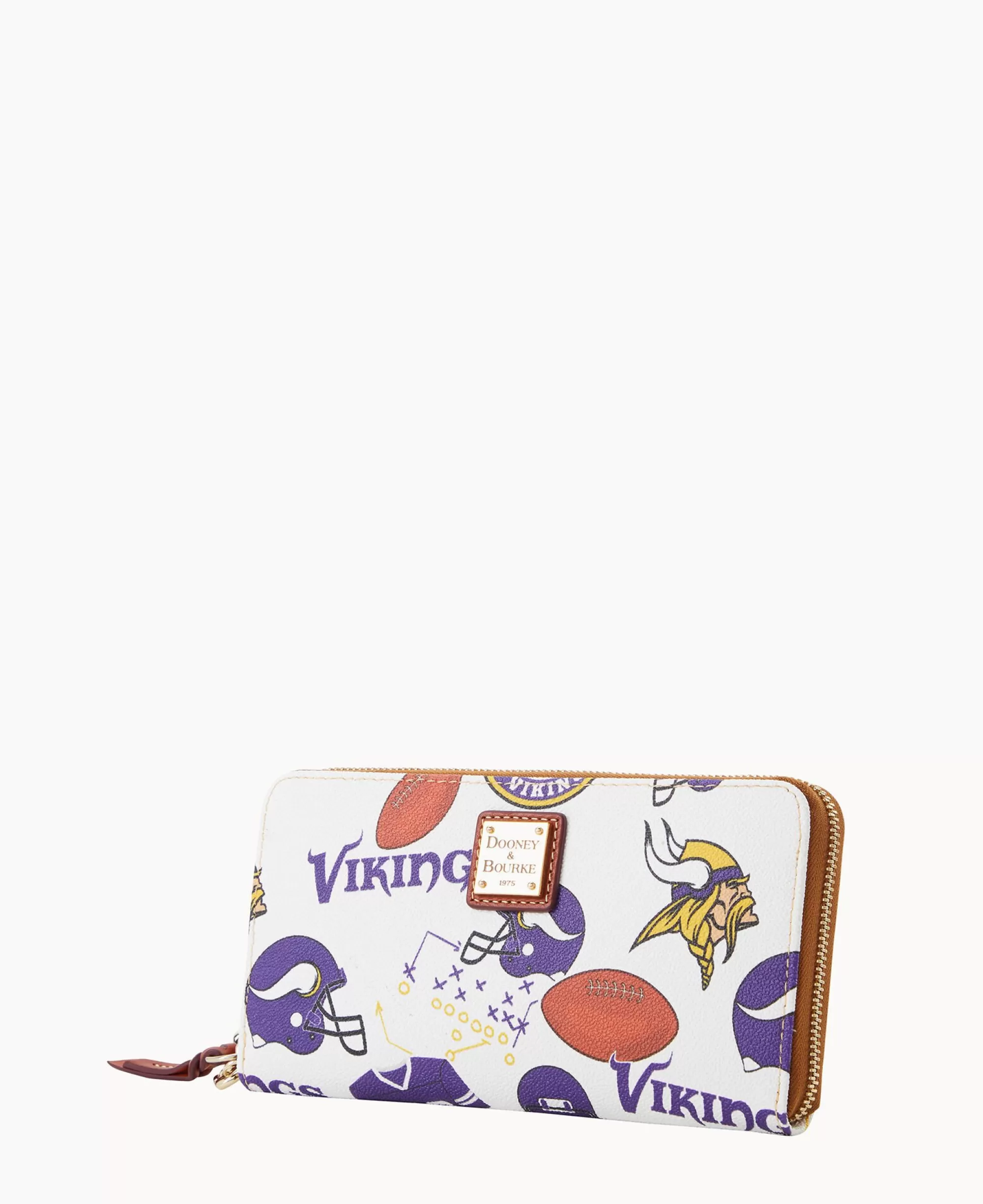 Dooney & Bourke Grab and Go | Wristlets^NFL Large Zip Around Wristlet