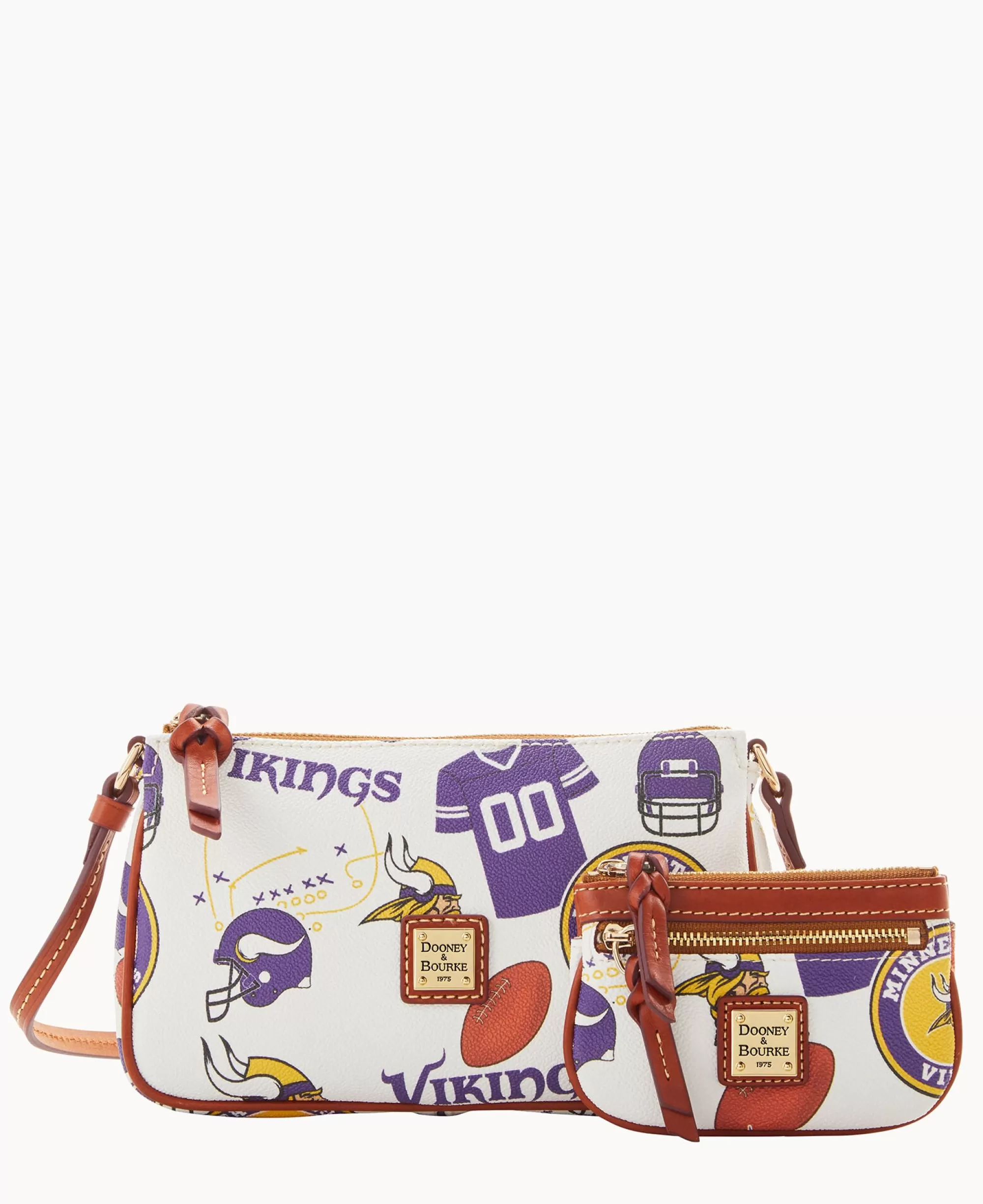 Dooney & Bourke Game Day Ready | Printed Fabric^NFL Lexi Crossbody Sm Coin Case