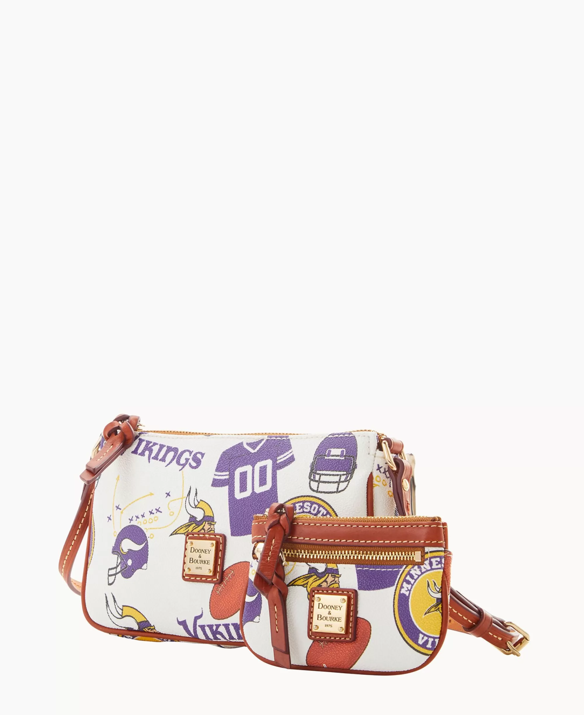 Dooney & Bourke Game Day Ready | Printed Fabric^NFL Lexi Crossbody Sm Coin Case