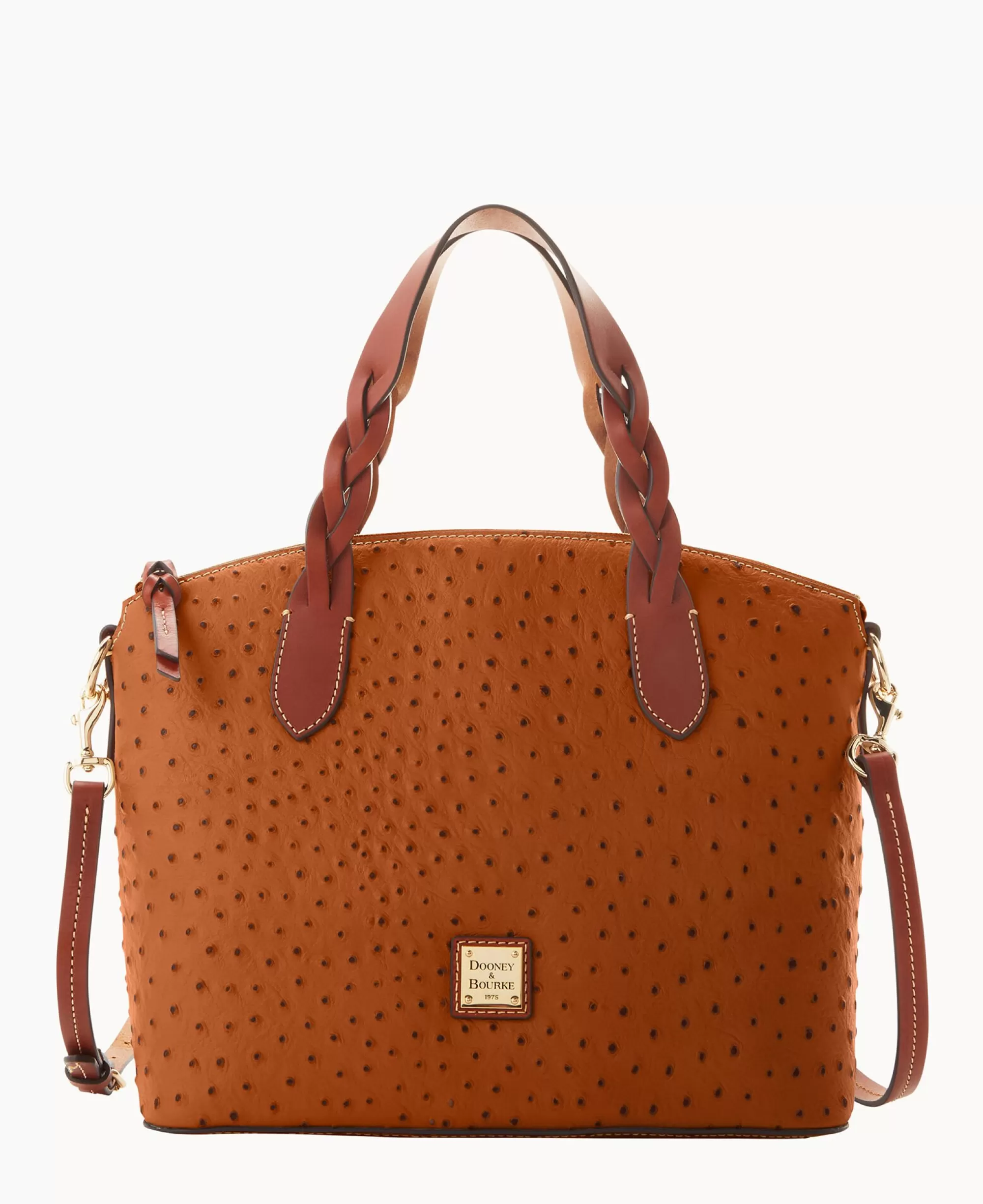 Dooney & Bourke Ready For the Getaway | Exotic Leather^Ostrich Celeste Satchel