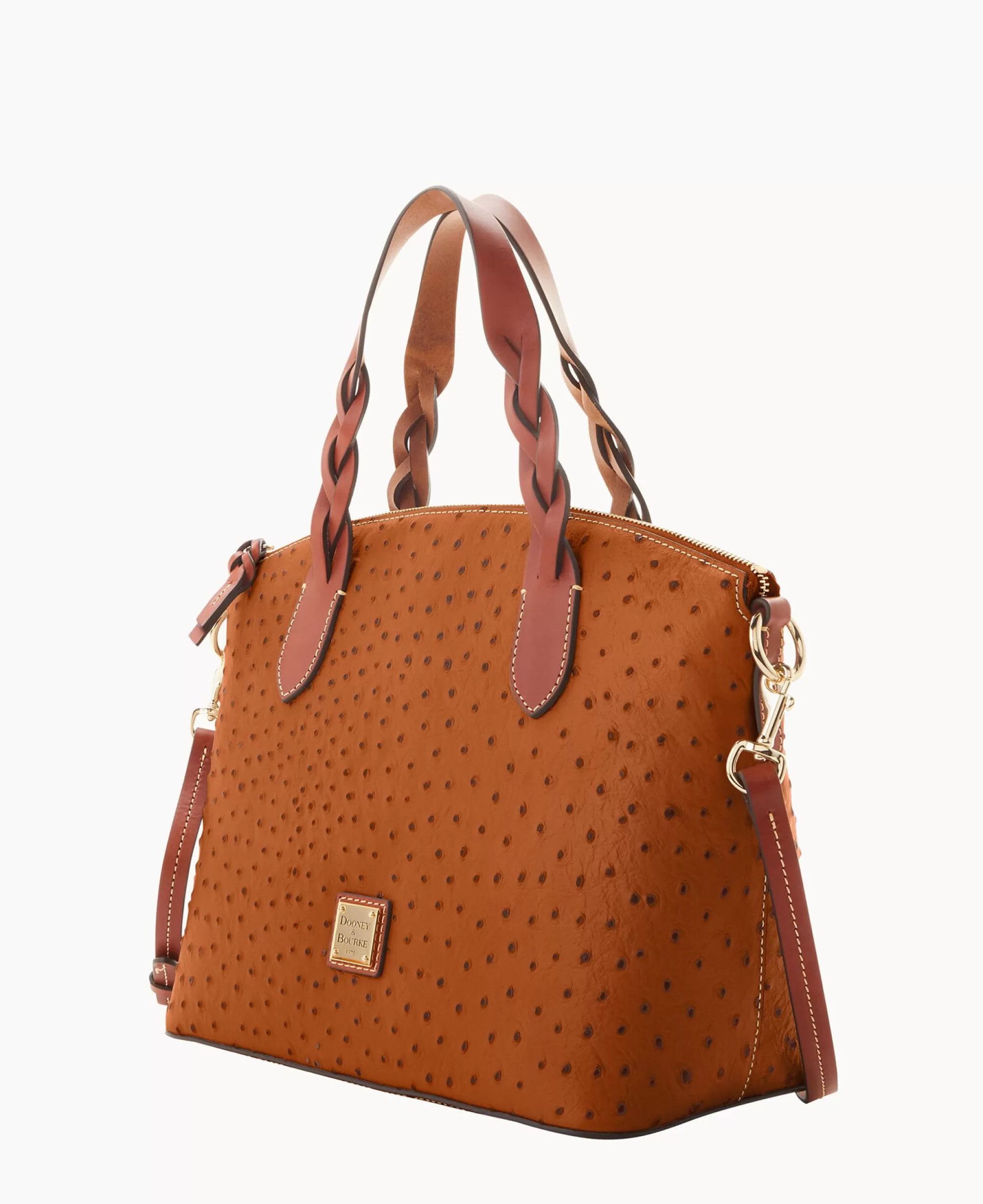 Dooney & Bourke Ready For the Getaway | Exotic Leather^Ostrich Celeste Satchel