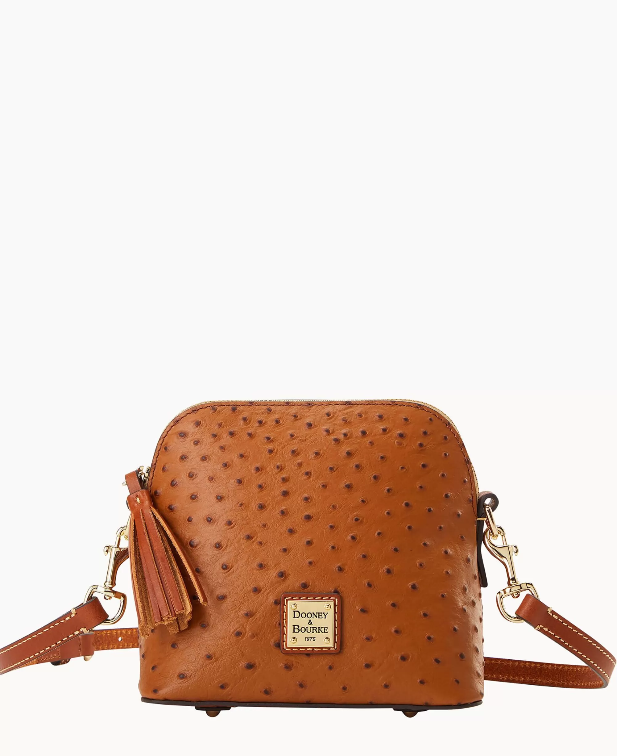 Dooney & Bourke Exotic Leather | Mini Bags^Ostrich Domed Crossbody