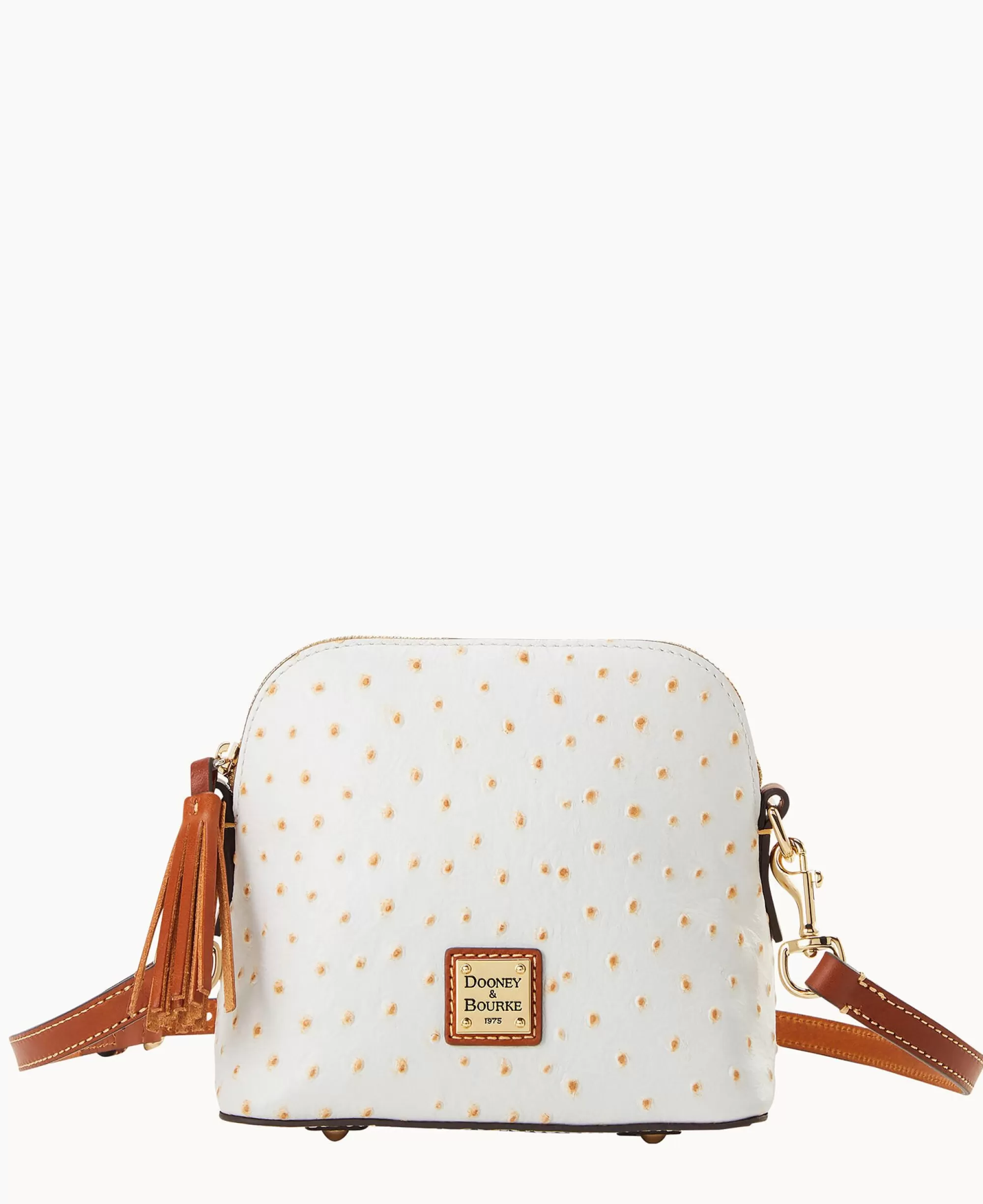 Dooney & Bourke Exotic Leather | Mini Bags^Ostrich Domed Crossbody