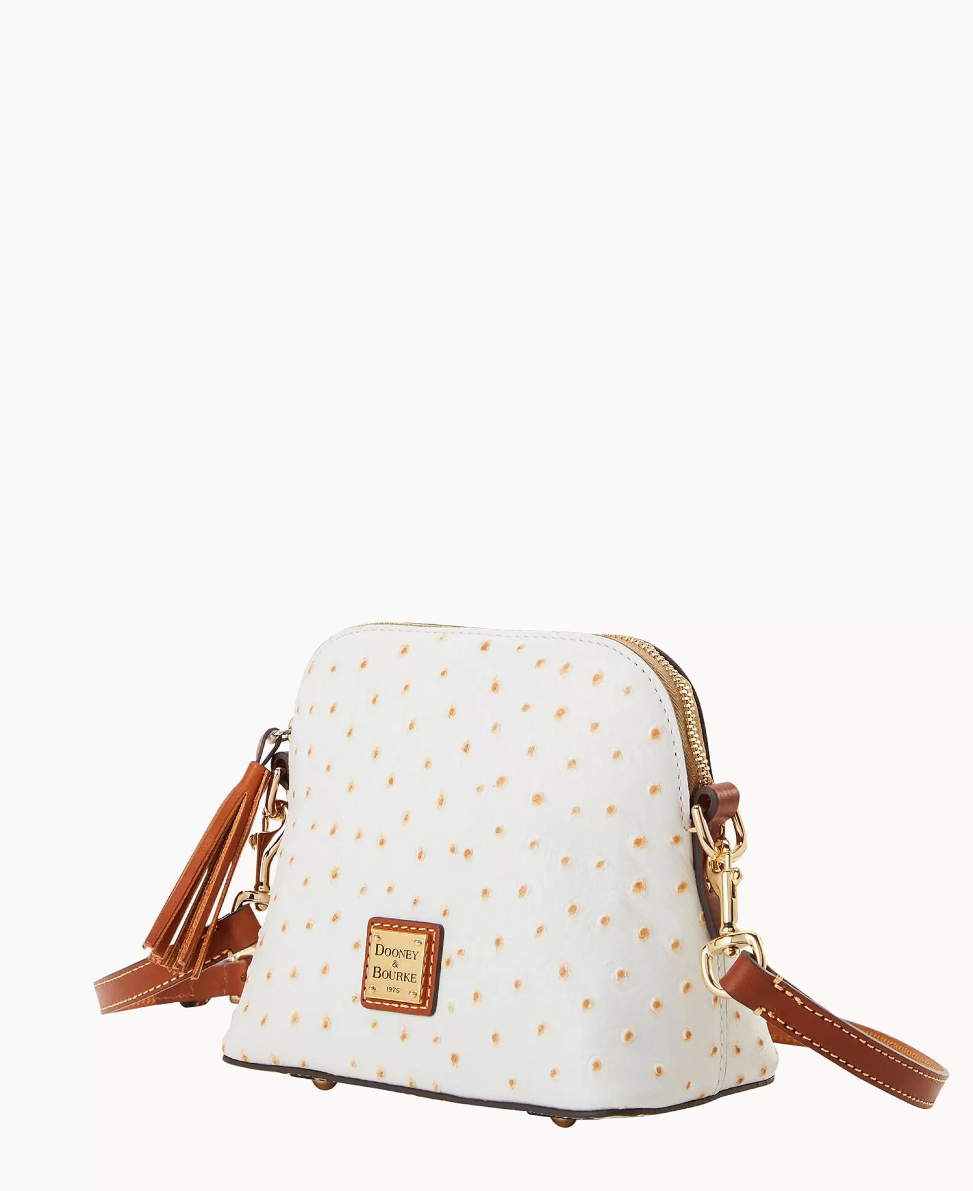 Dooney & Bourke Exotic Leather | Mini Bags^Ostrich Domed Crossbody