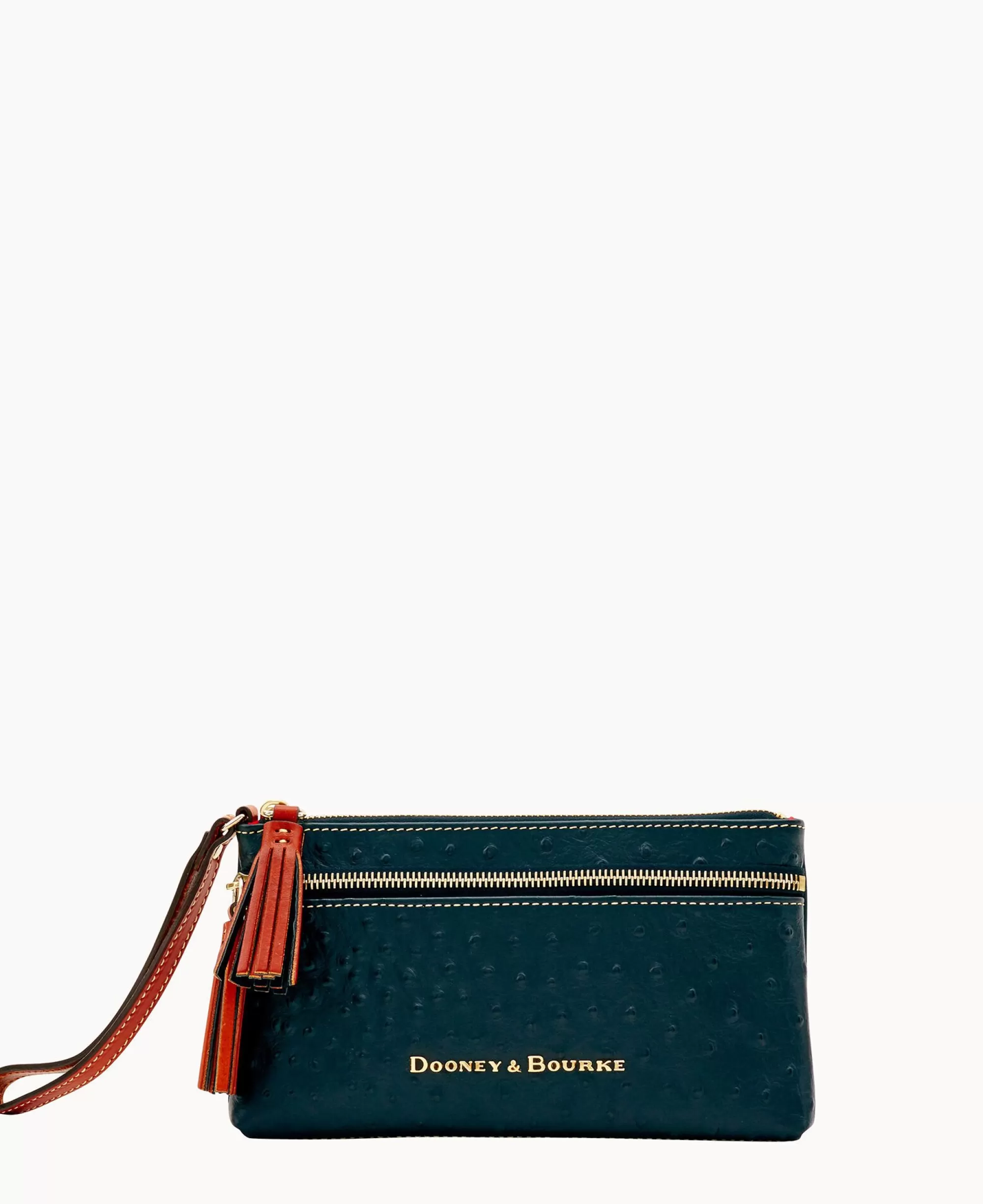 Dooney & Bourke Grab and Go | Wristlets^Ostrich Double Zip Wristlet