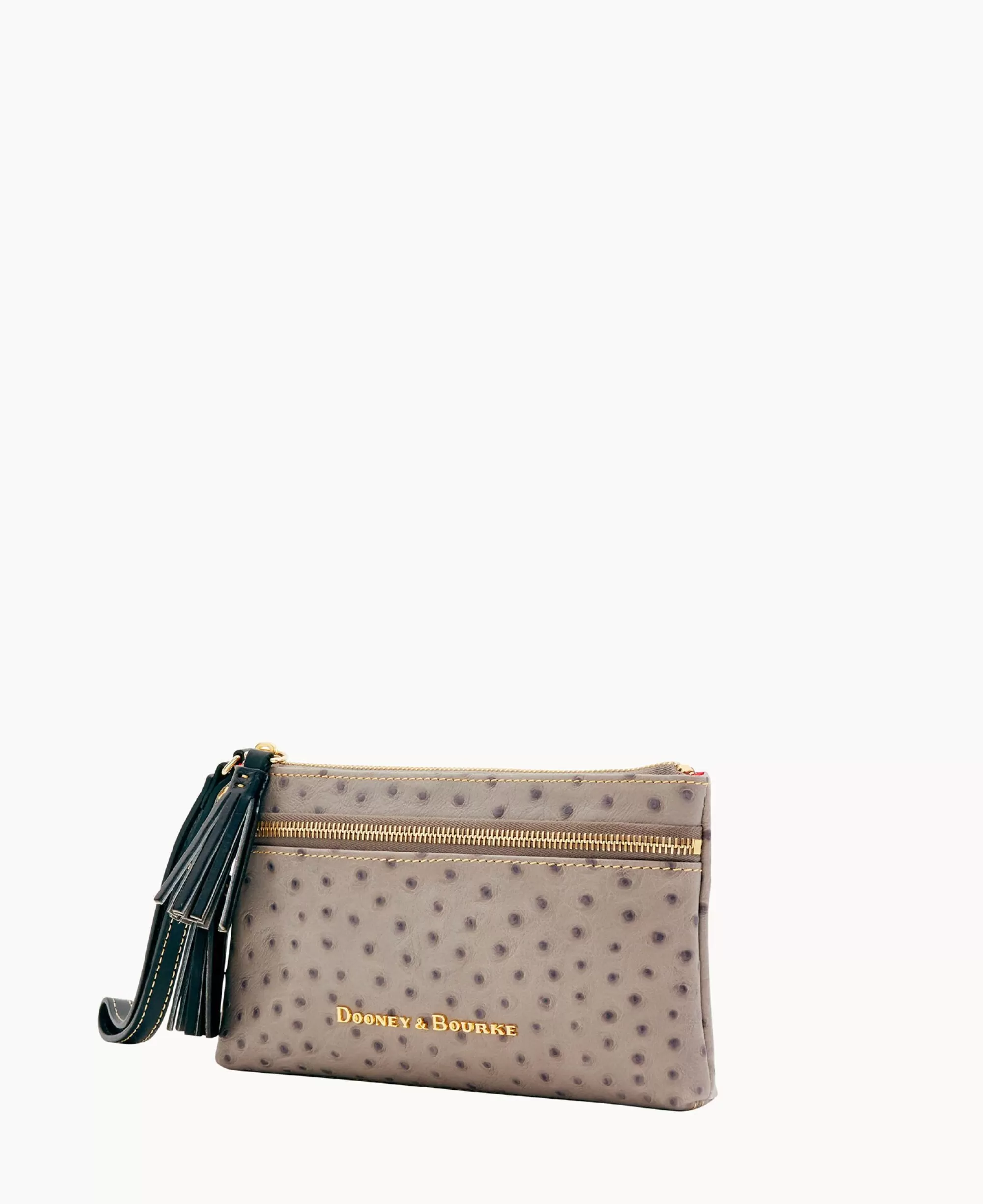 Dooney & Bourke Grab and Go | Wristlets^Ostrich Double Zip Wristlet