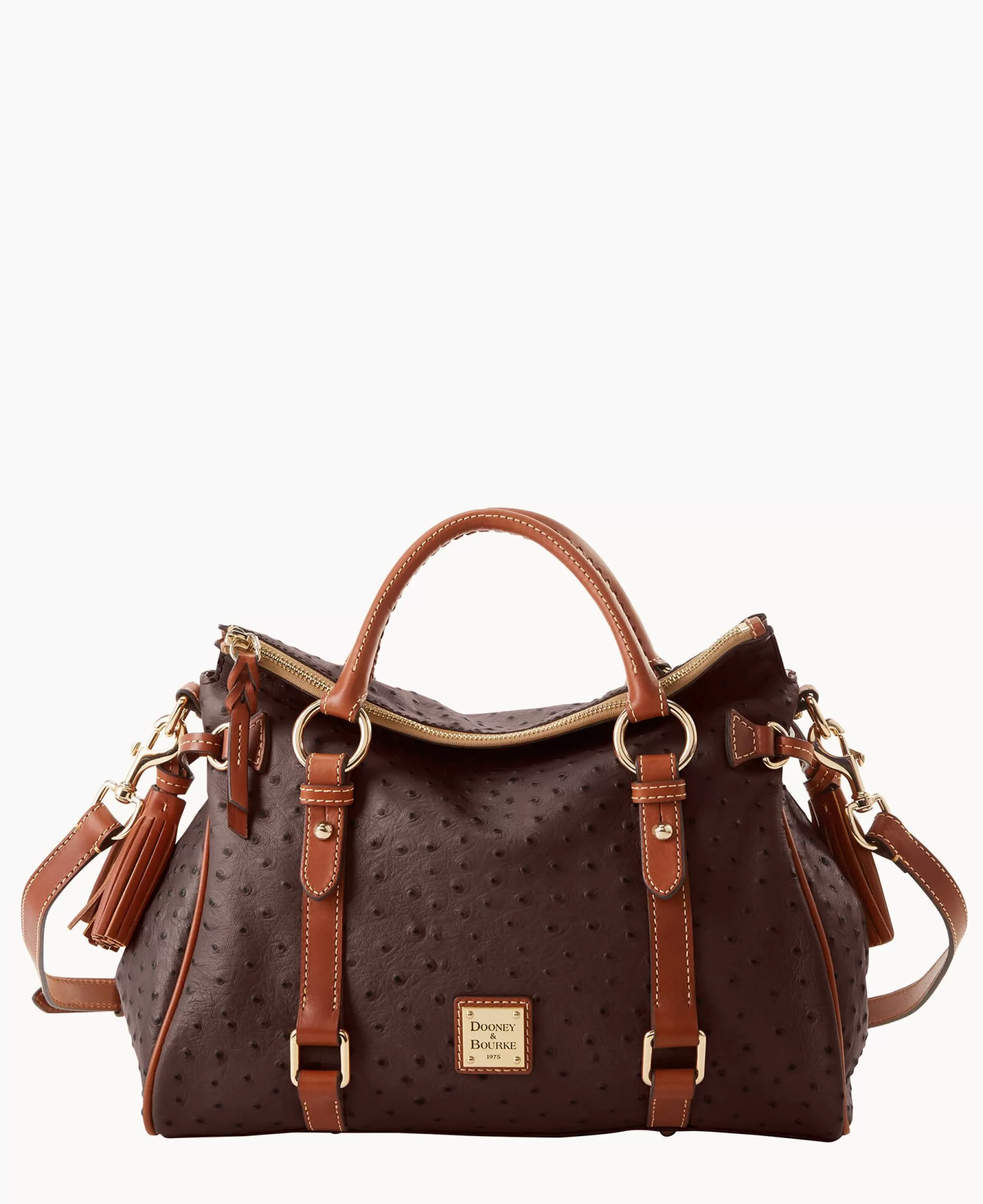 Dooney & Bourke Exotic Leather | Shoulder Bags^Ostrich Large Satchel