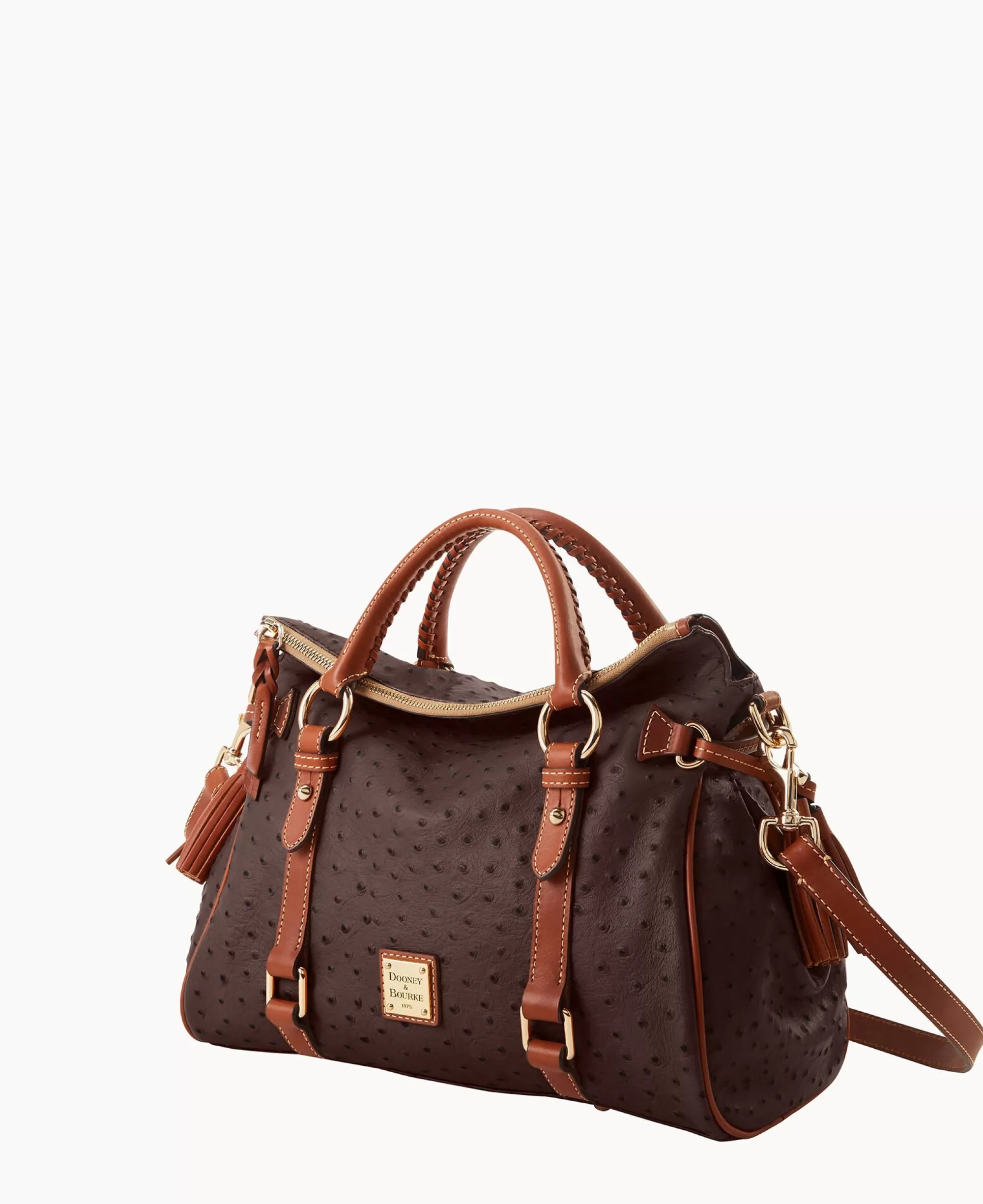 Dooney & Bourke Exotic Leather | Shoulder Bags^Ostrich Large Satchel