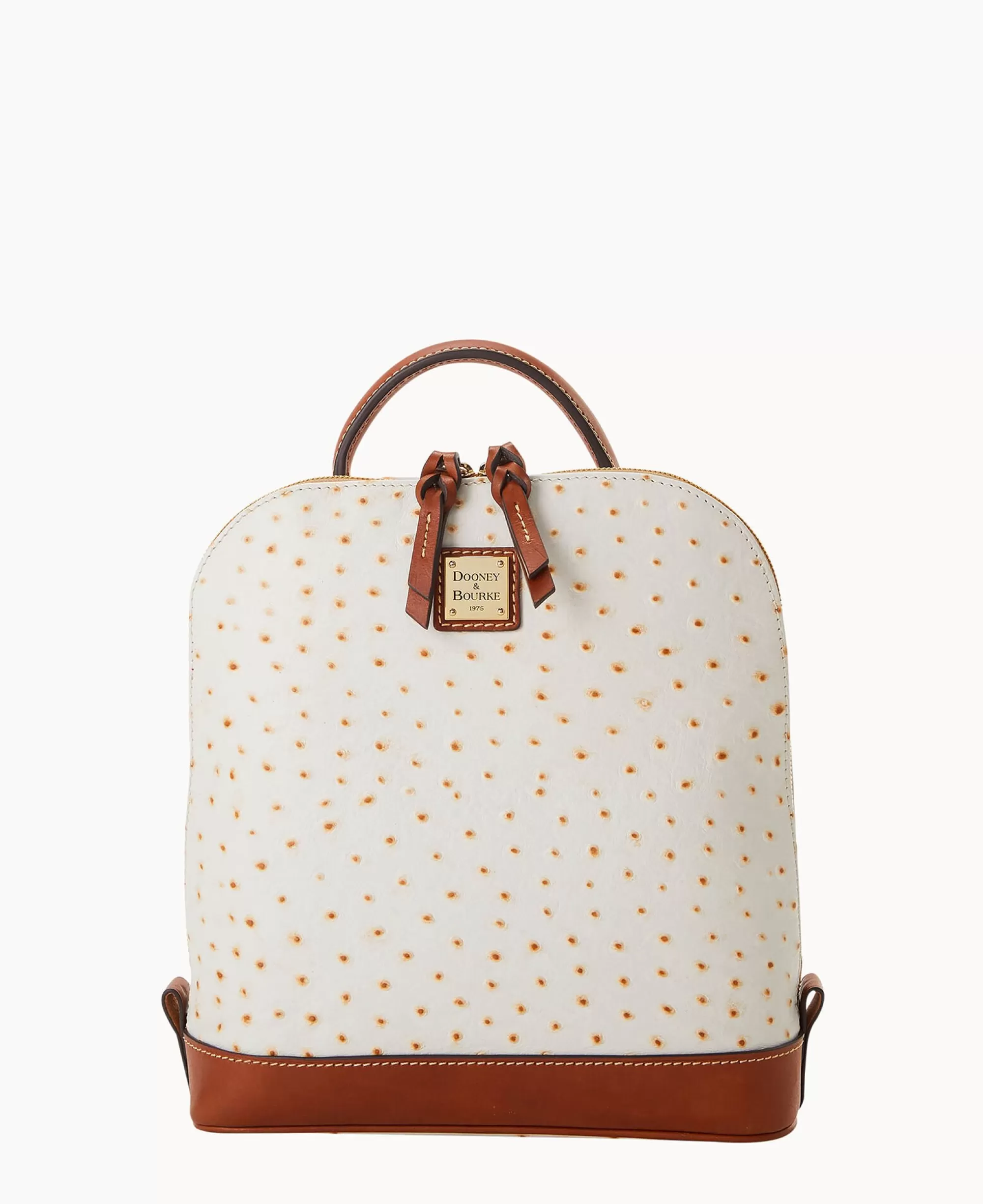 Dooney & Bourke Ready For the Getaway | Exotic Leather^Ostrich Pod Backpack