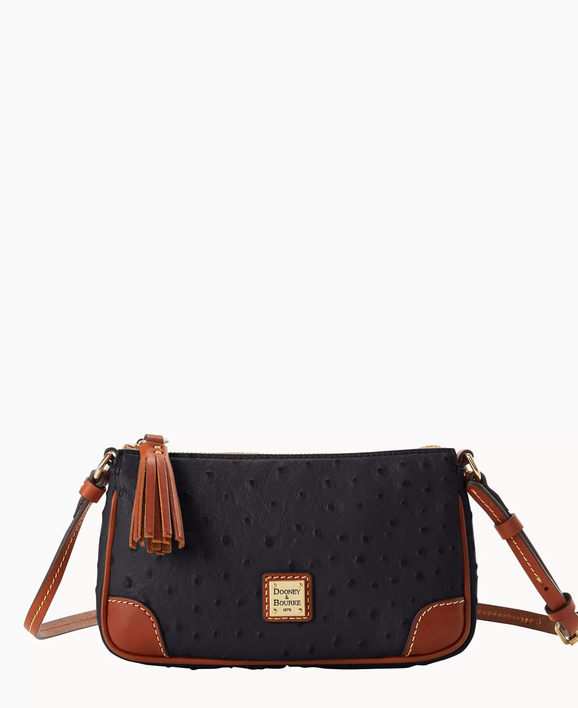 Dooney & Bourke Exotic Leather | Mini Bags^Ostrich Slim Crossbody