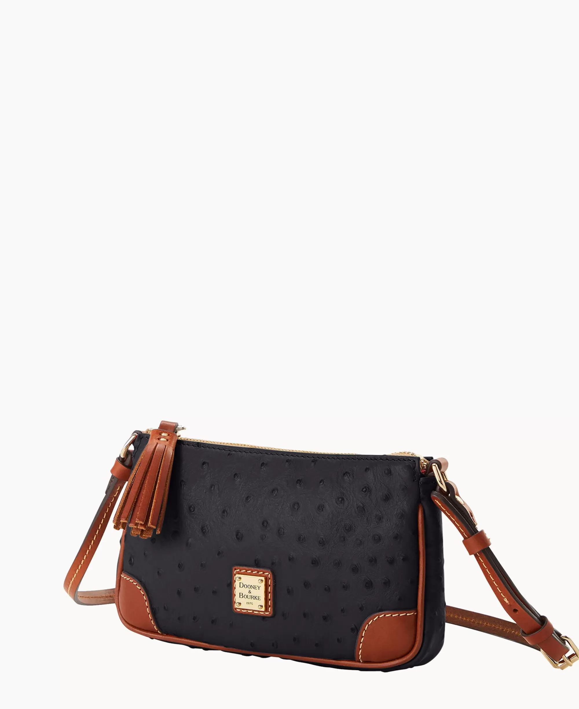 Dooney & Bourke Exotic Leather | Mini Bags^Ostrich Slim Crossbody