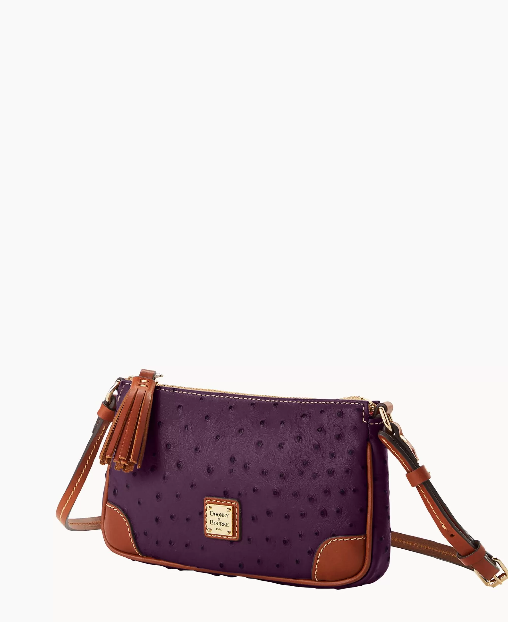 Dooney & Bourke Exotic Leather | Mini Bags^Ostrich Slim Crossbody