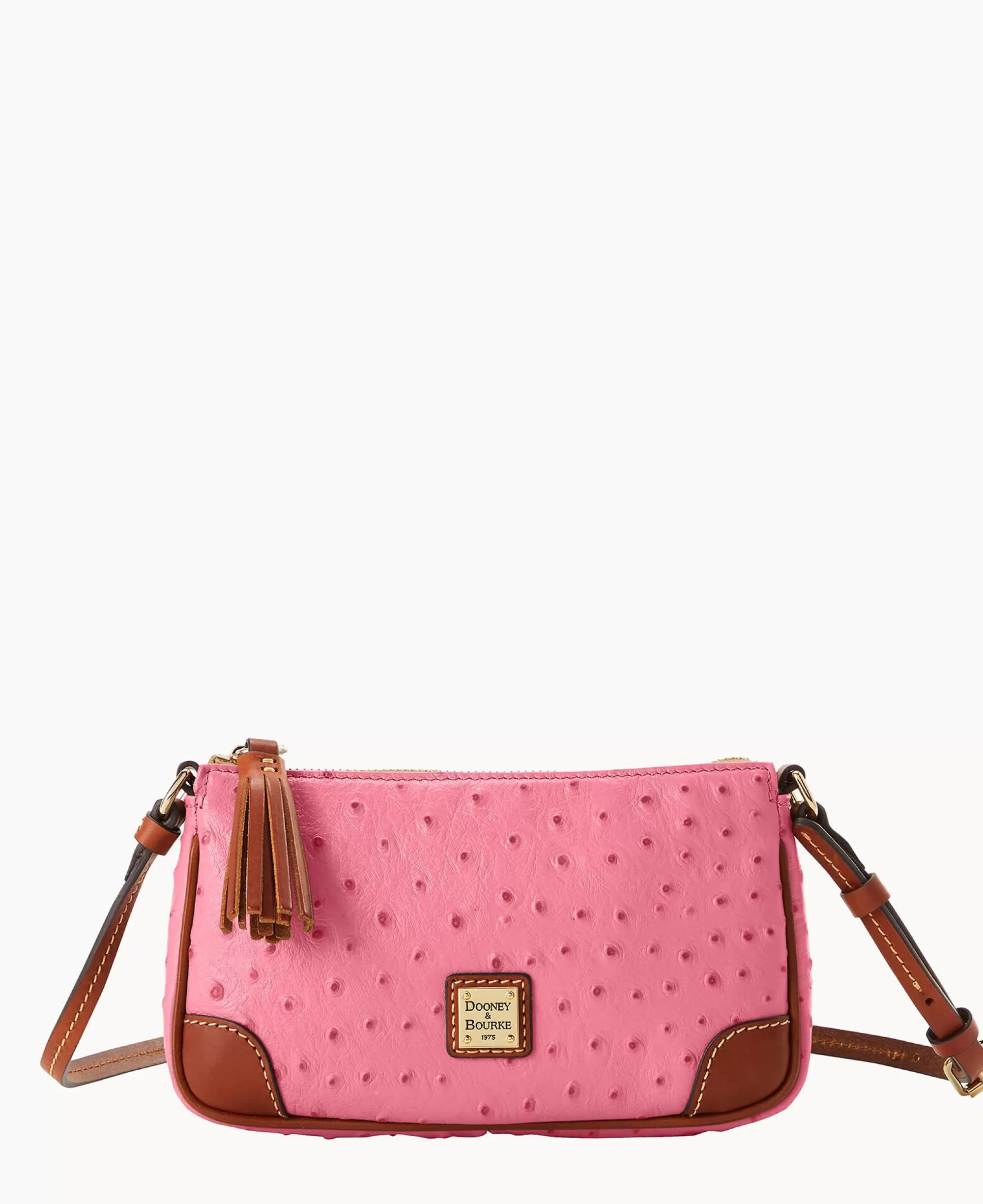 Dooney & Bourke Exotic Leather | Mini Bags^Ostrich Slim Crossbody