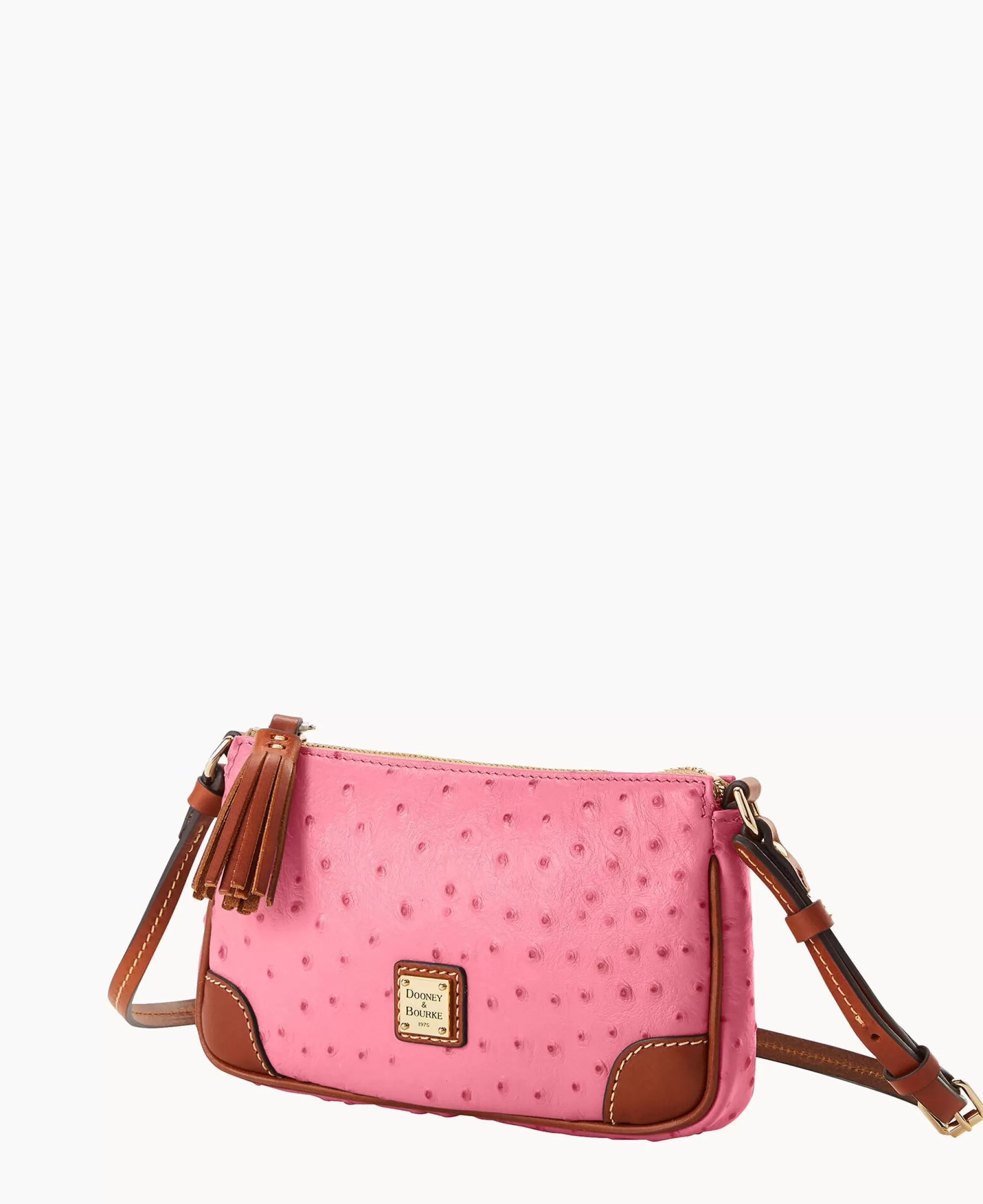 Dooney & Bourke Exotic Leather | Mini Bags^Ostrich Slim Crossbody