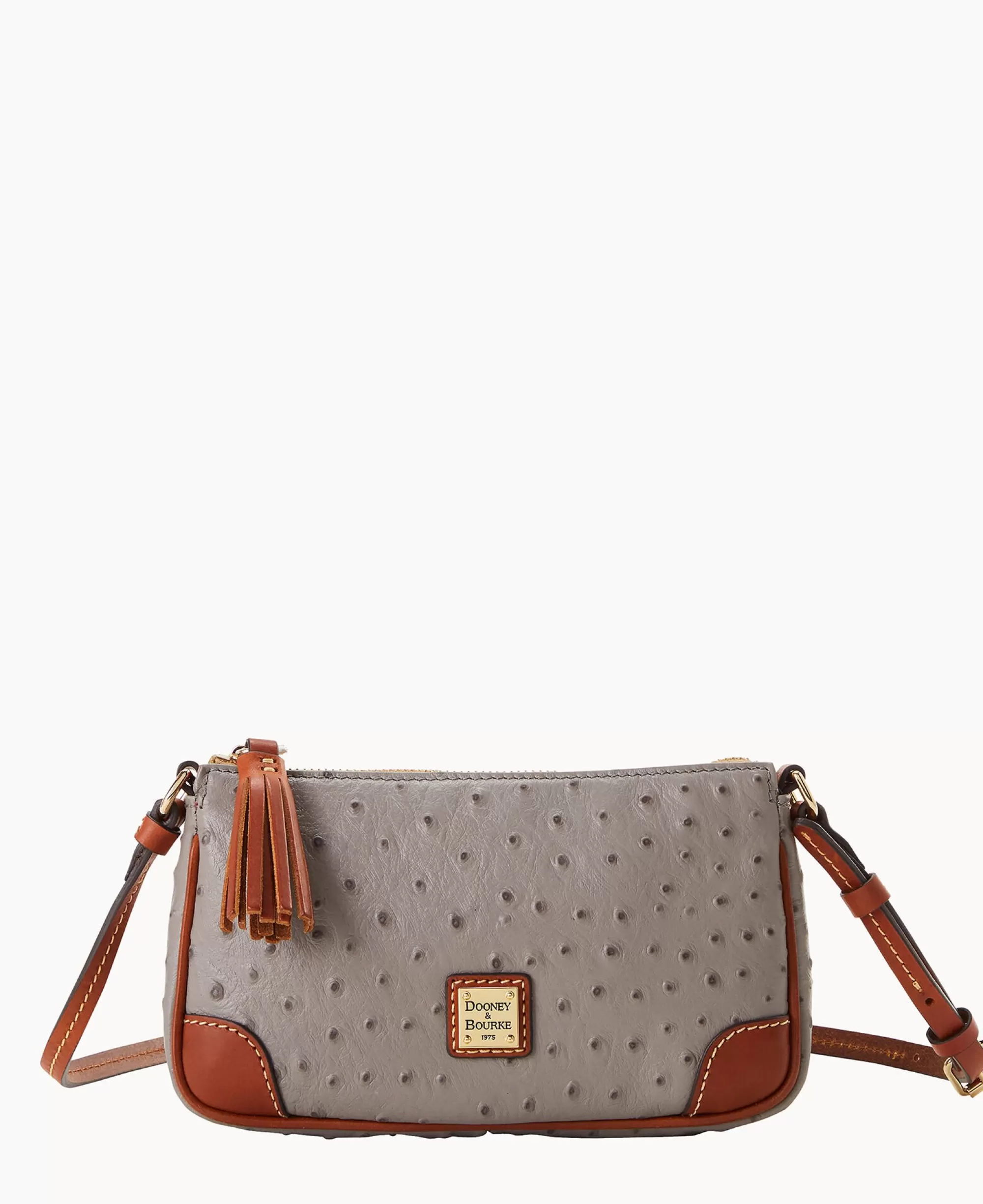 Dooney & Bourke Exotic Leather | Mini Bags^Ostrich Slim Crossbody